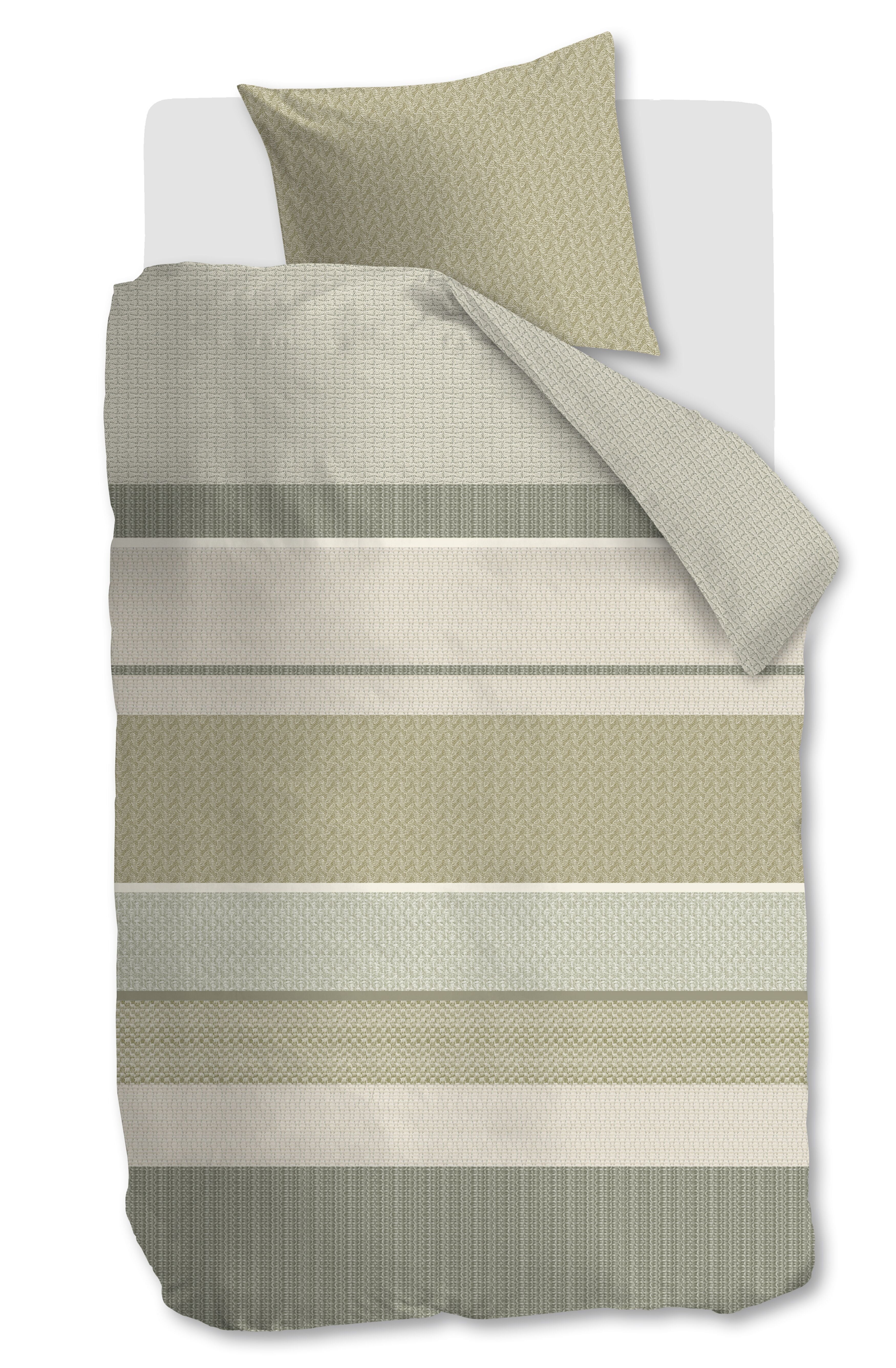 Hilde Duvet Cover - Grey Green