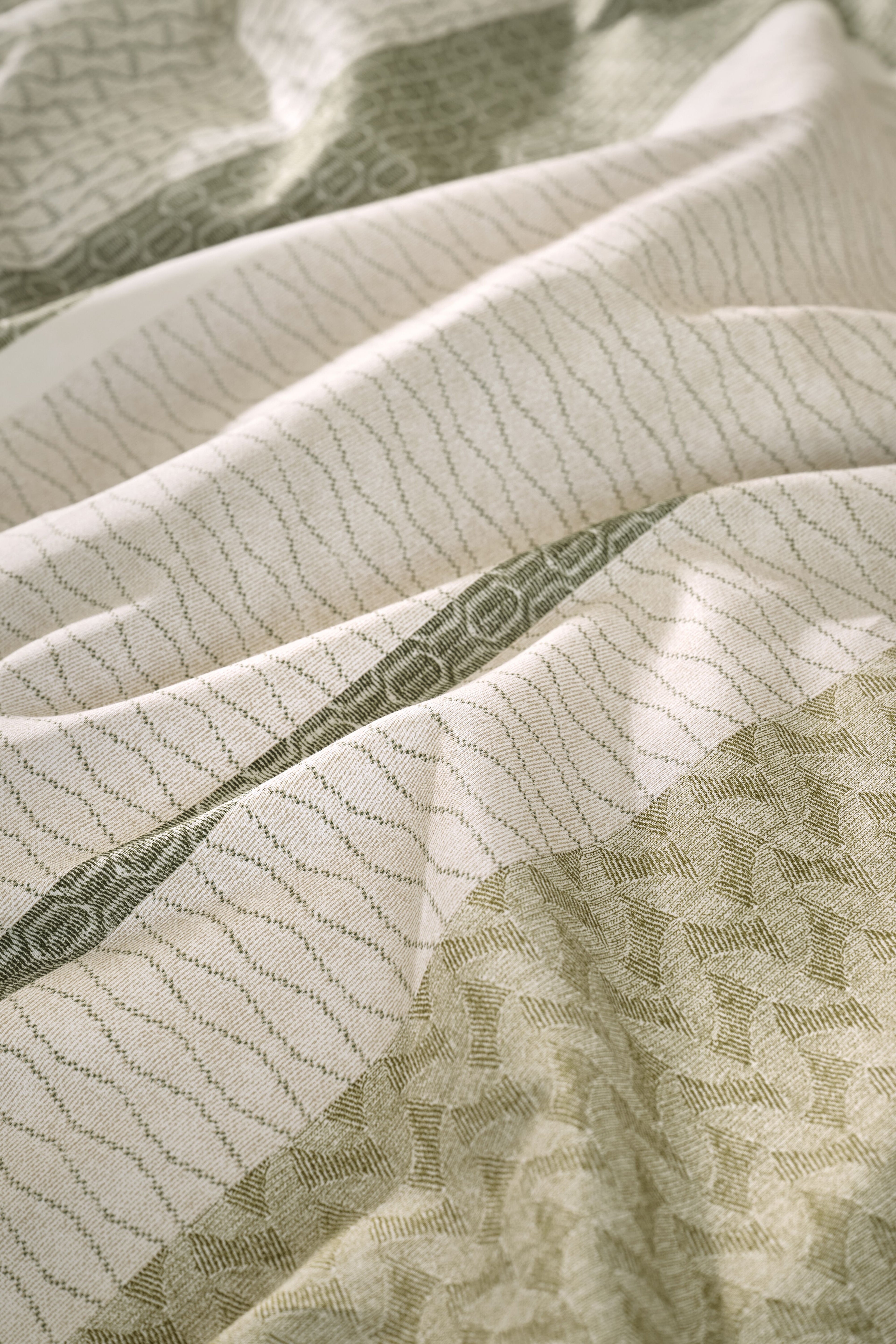 Hilde Duvet Cover - Grey Green