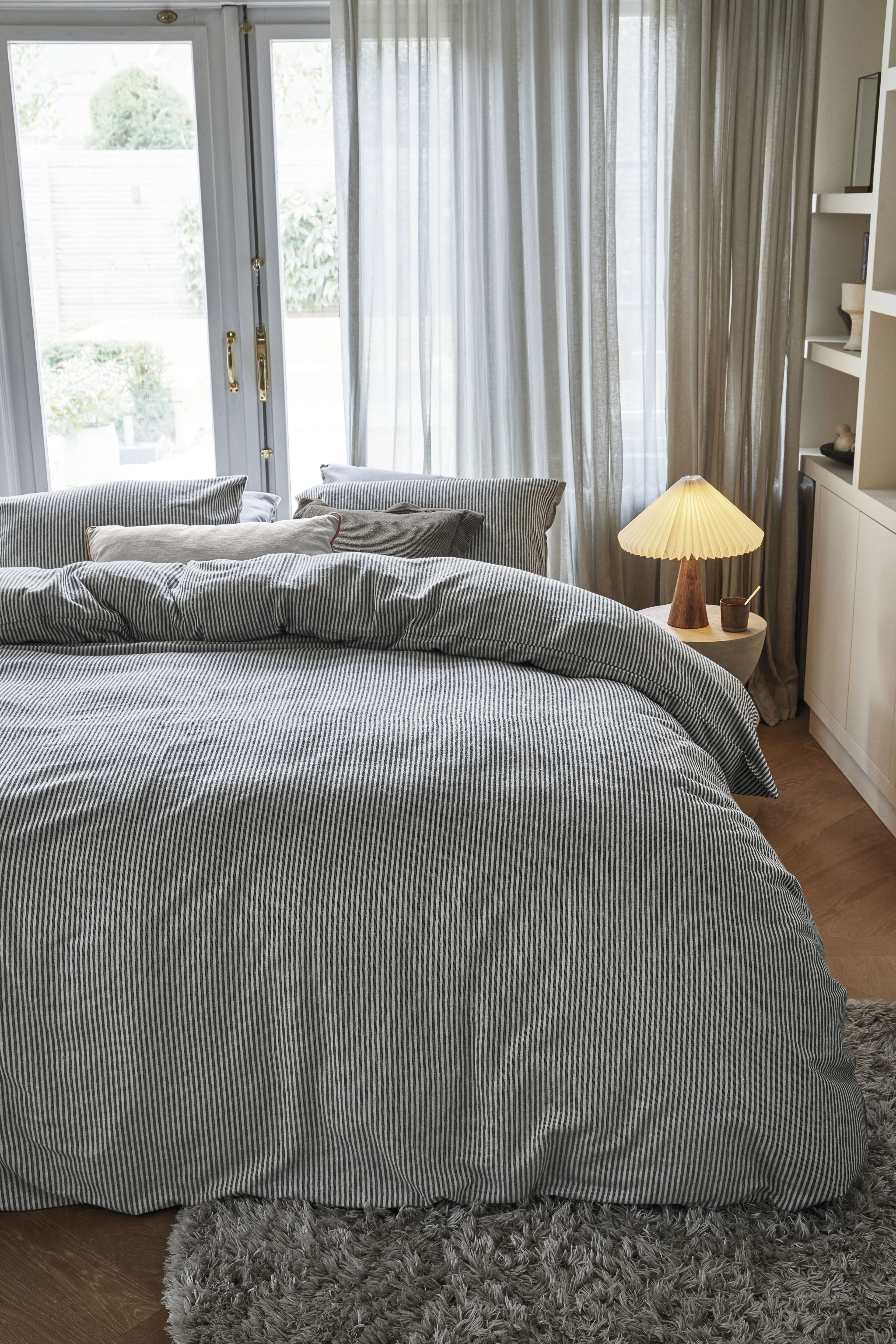 Ivan Duvet Cover - Black