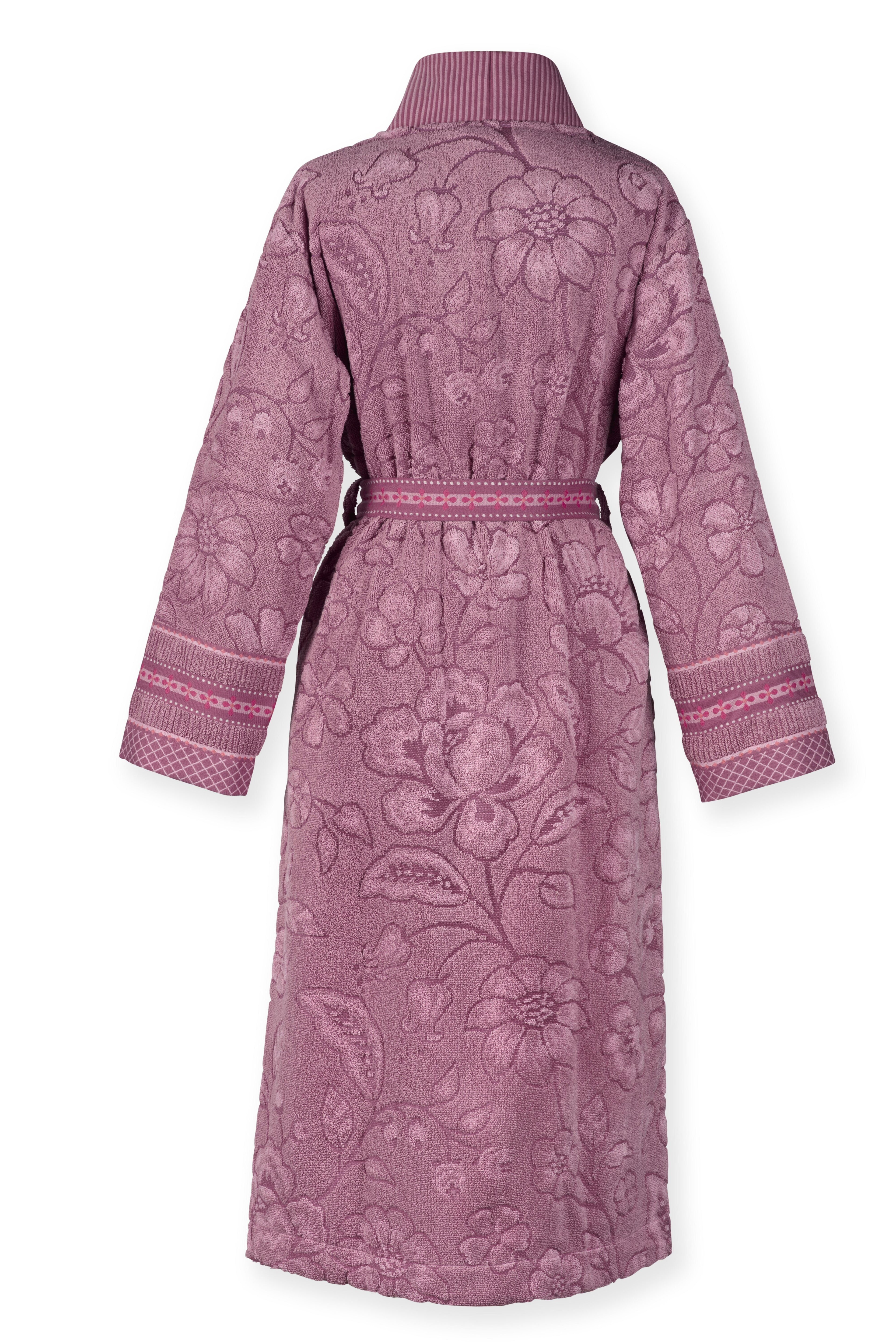 Pip Studio Jasmin Jacquard Badjas - Licht roze