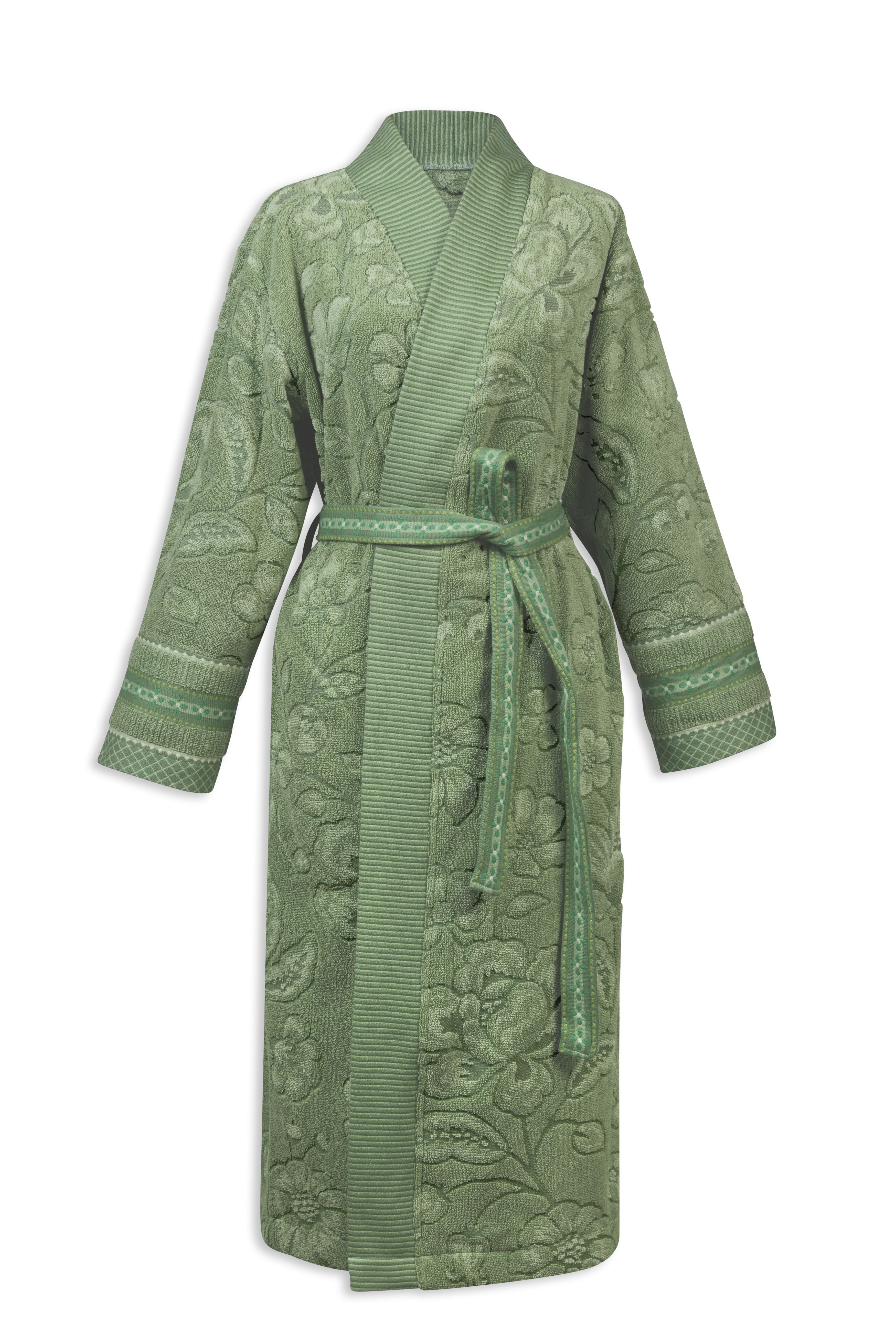Pip Studio Jasmin Jacquard Bathrobe - Green