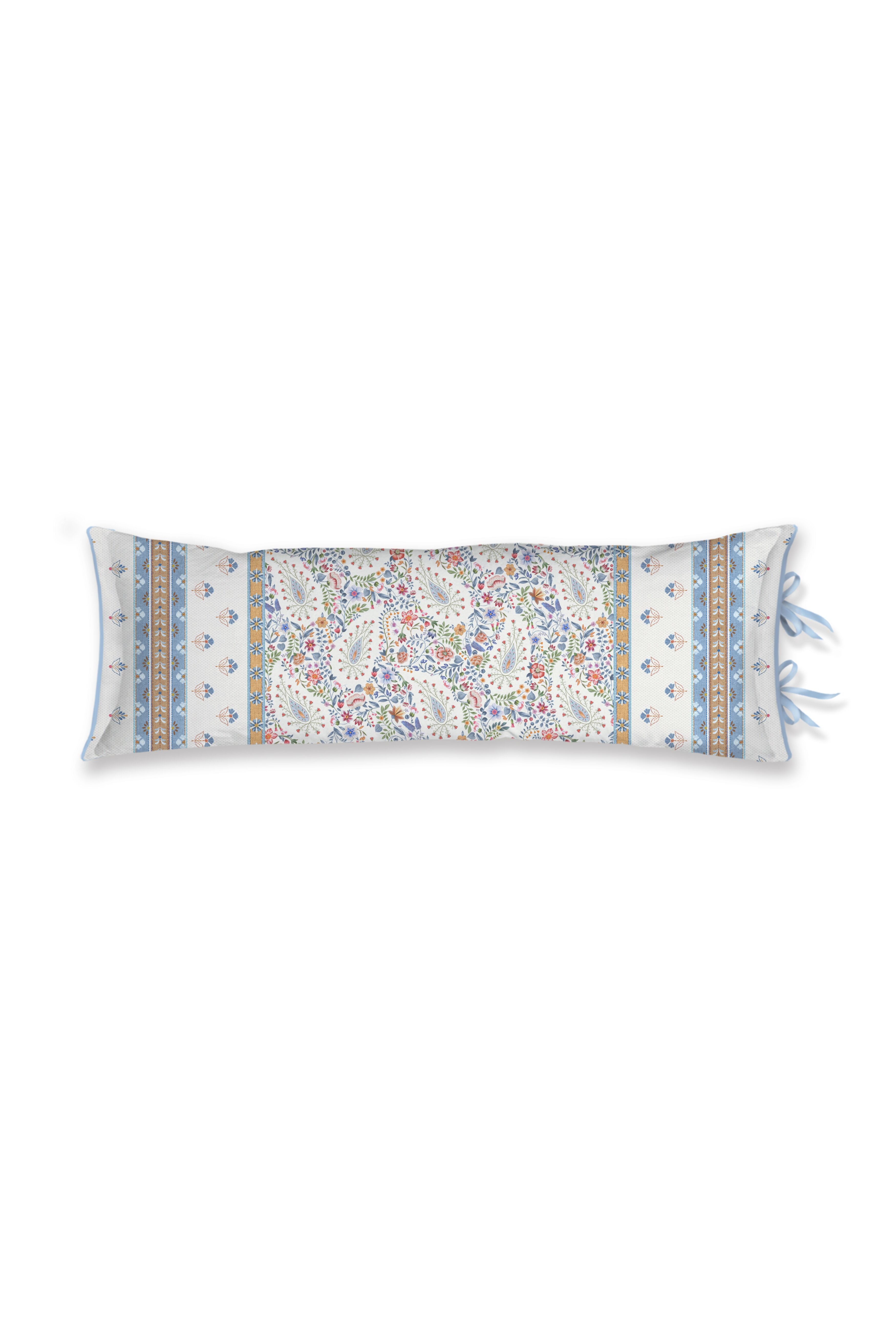 Pip Studio Kairi Bloom Decorative Pillow - Light blue