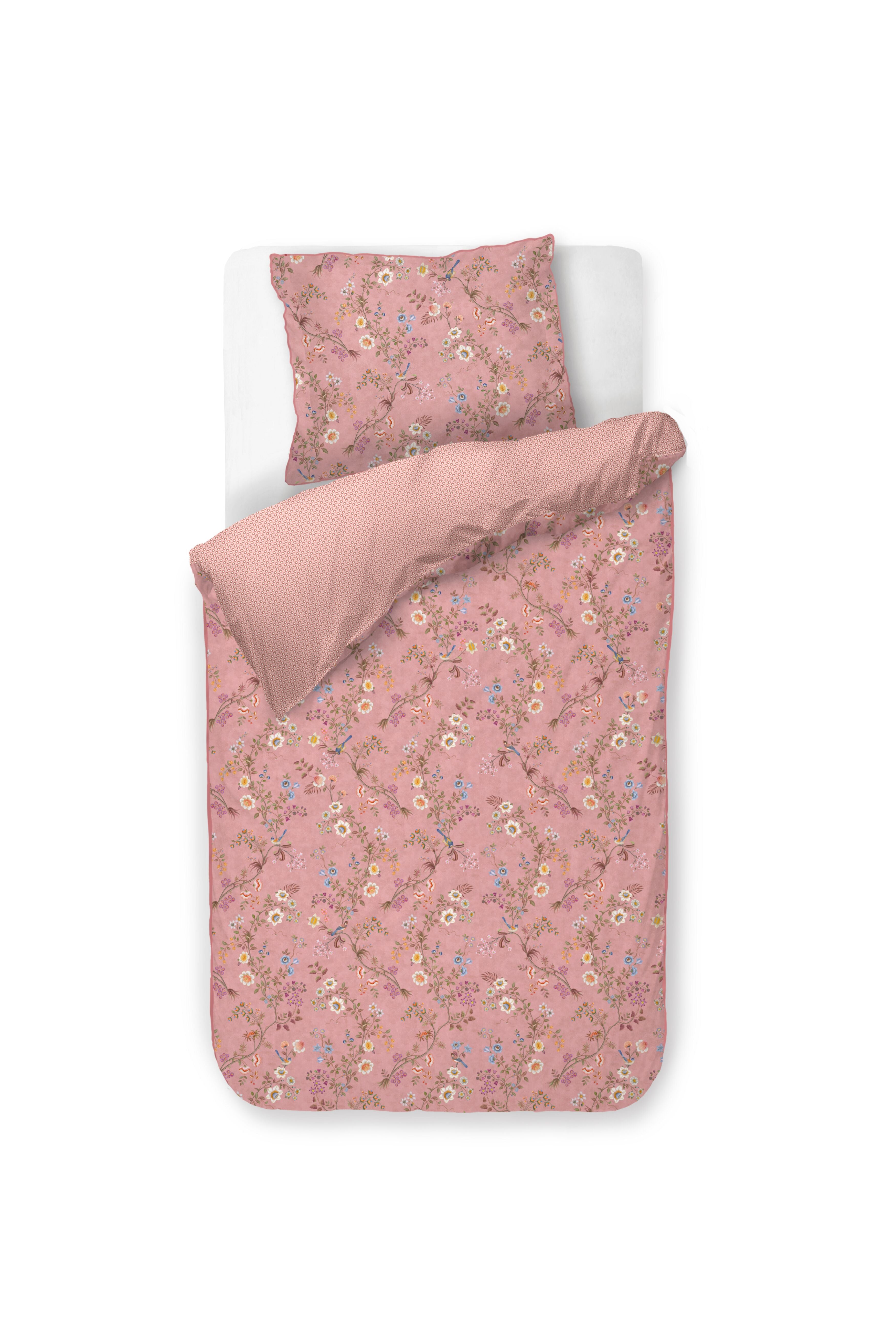 Lotus Lullaby Dekbedovertrek - Roze