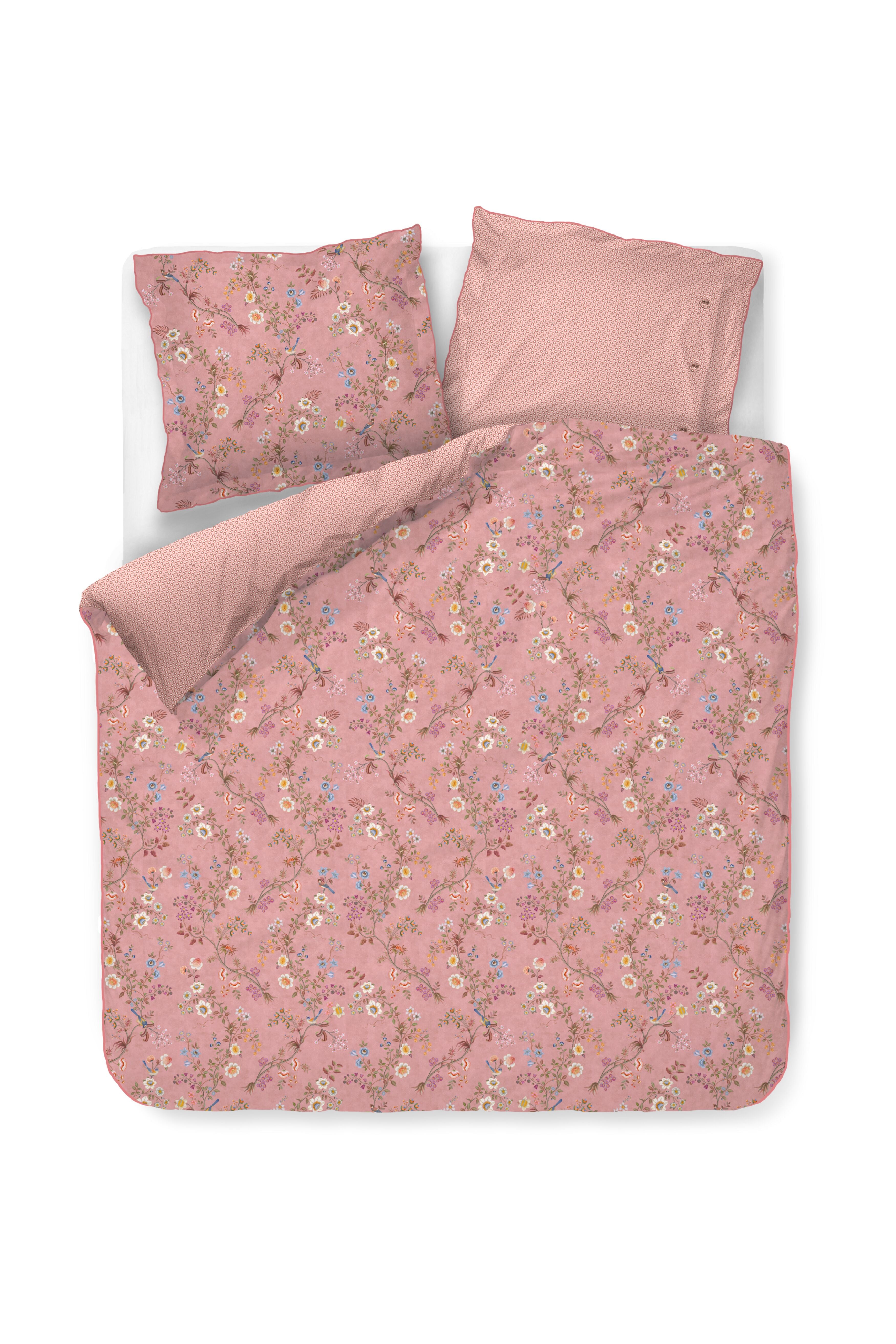 Lotus Lullaby Dekbedovertrek - Roze