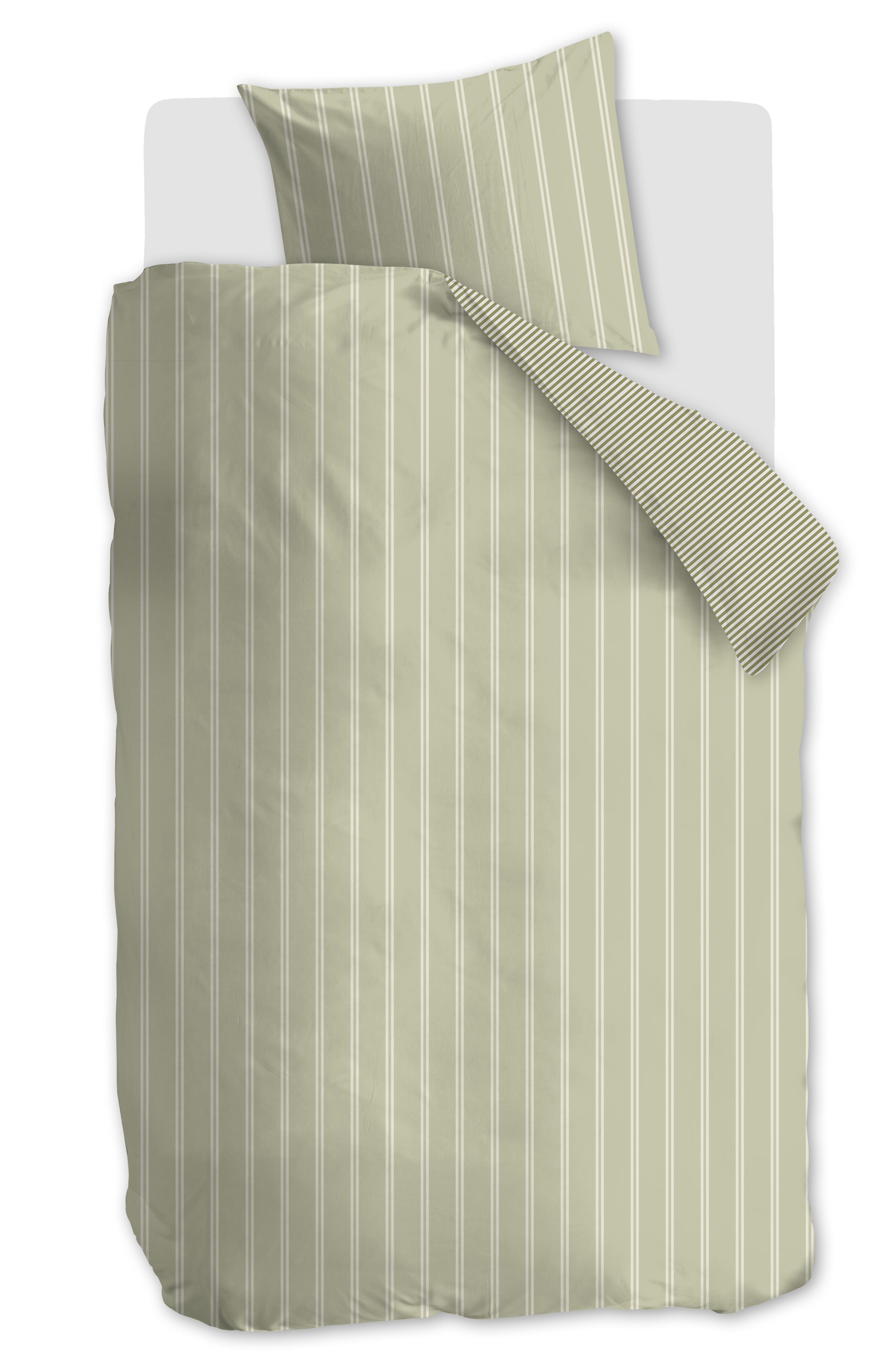 Mini Stripe Duvet Cover - Green