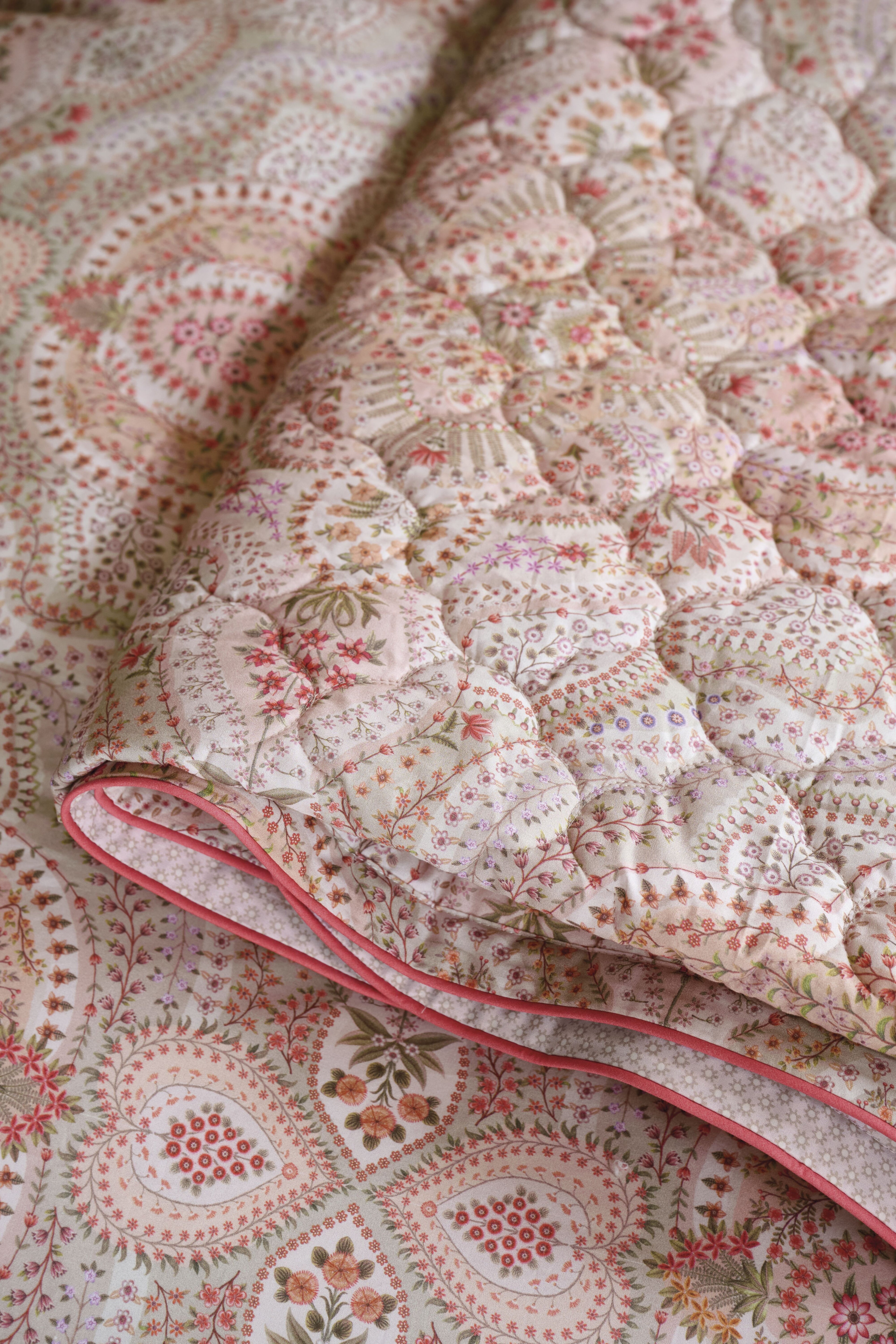 Pip Studio Moon Flower Sprei - Licht roze