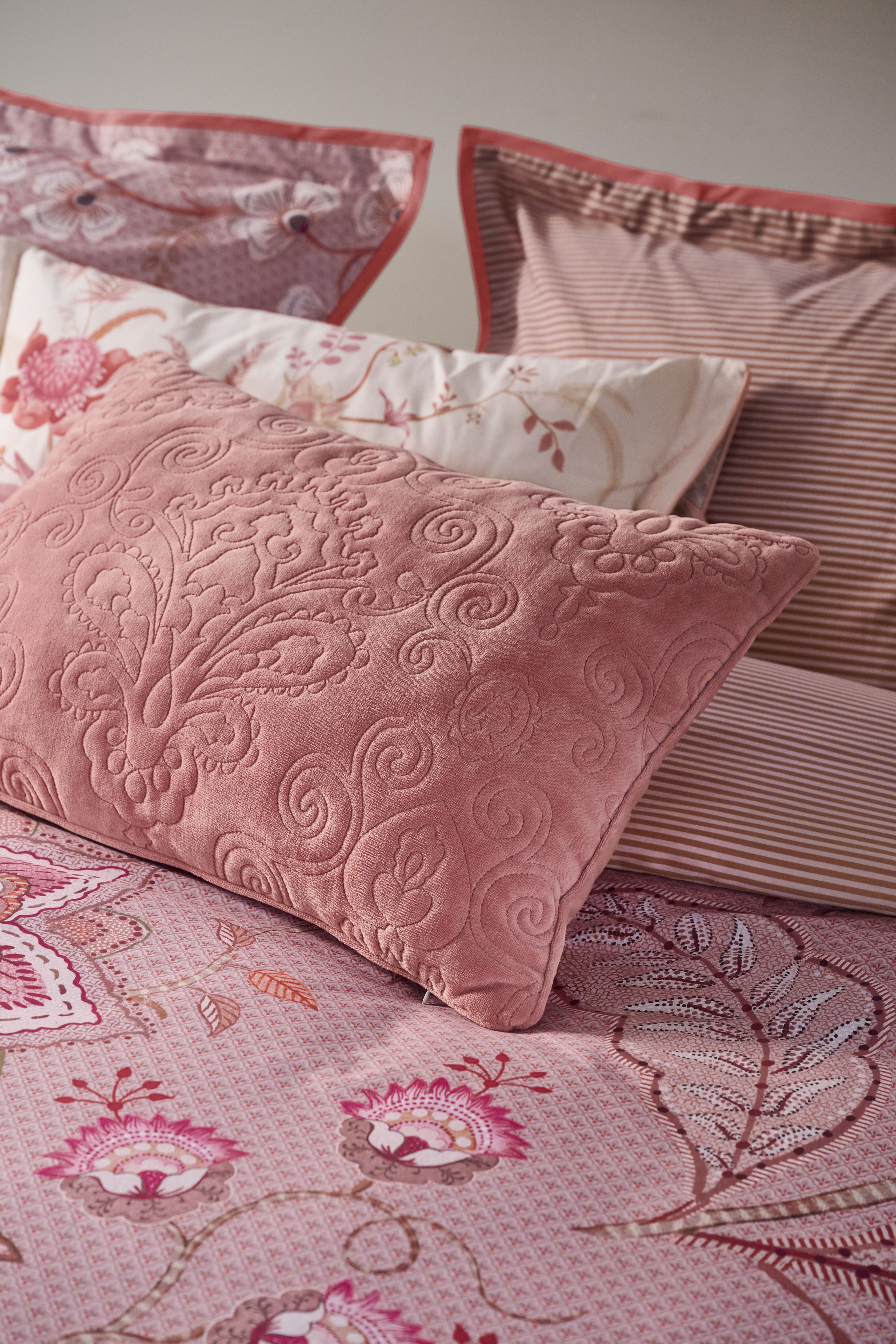 Pip Studio Quilty Pip Decoratiekussen - Roze