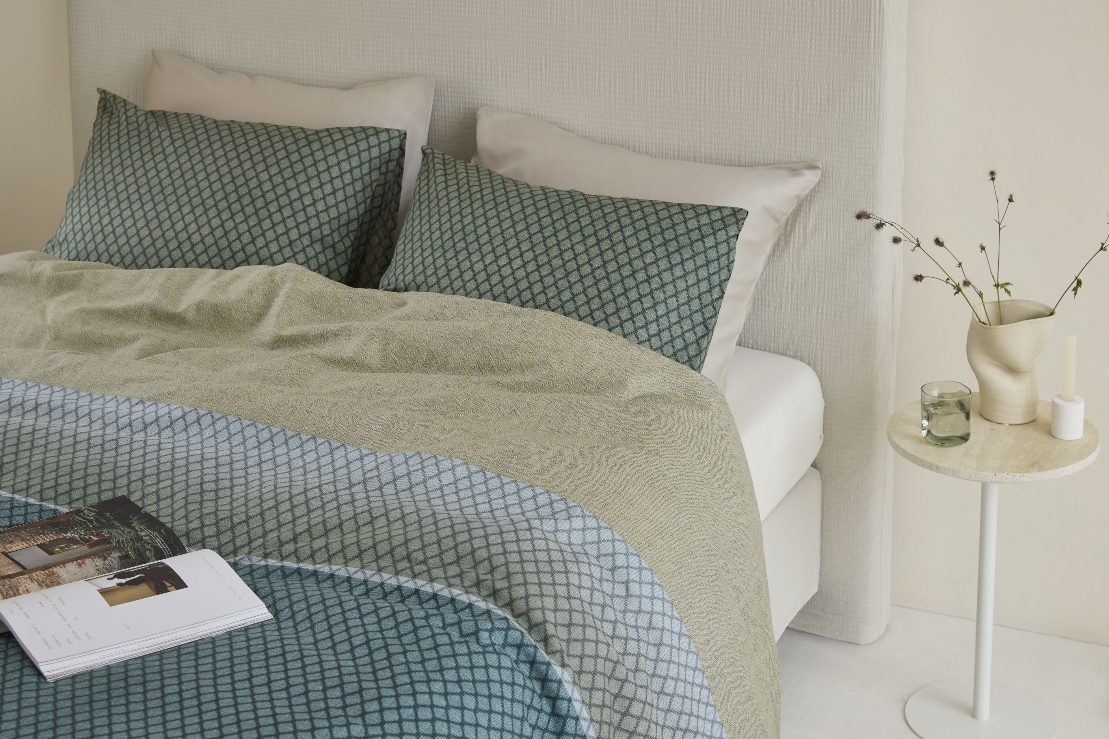 Riven Duvet Cover - Blue
