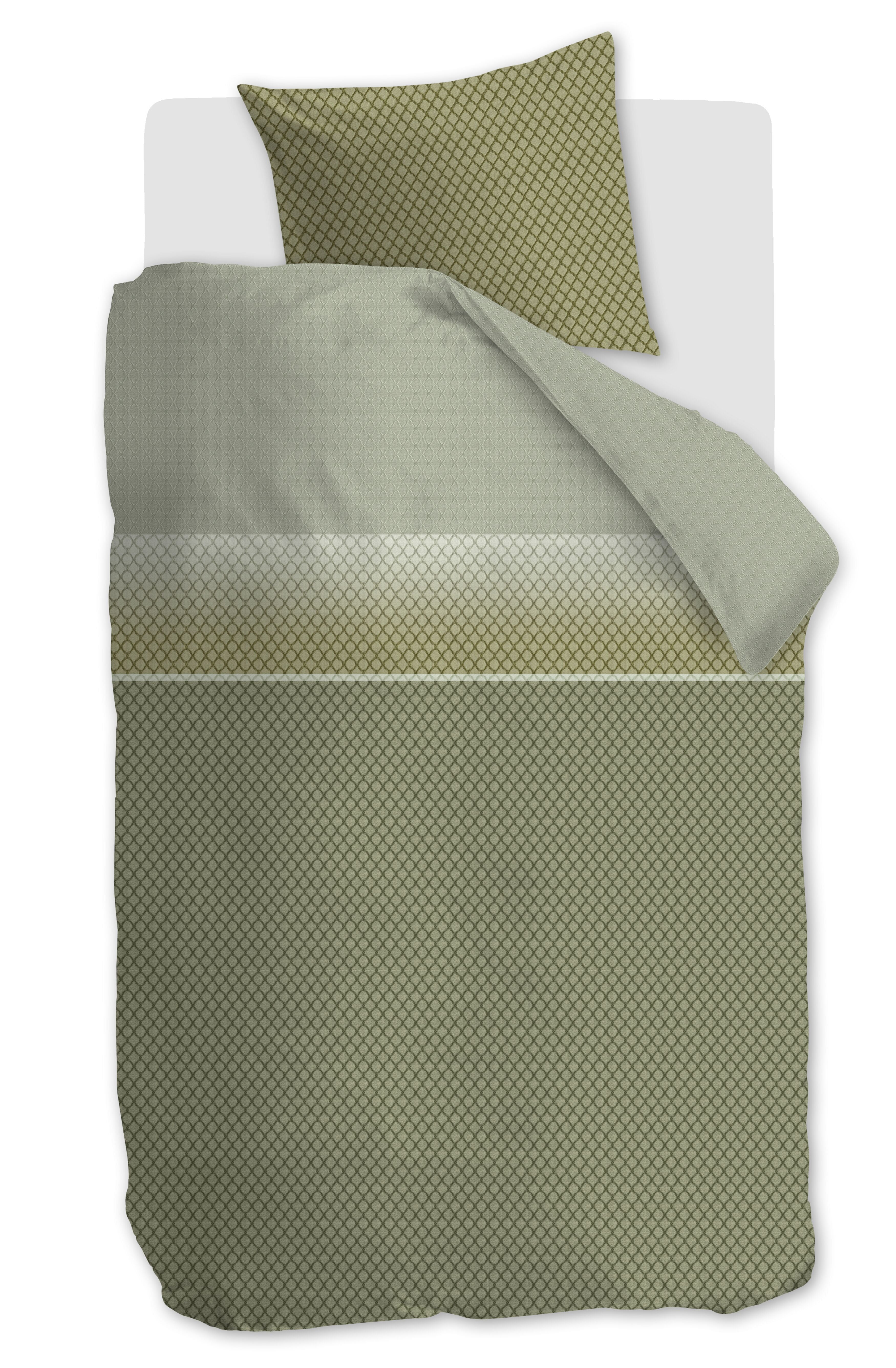 Riven Duvet Cover - Green