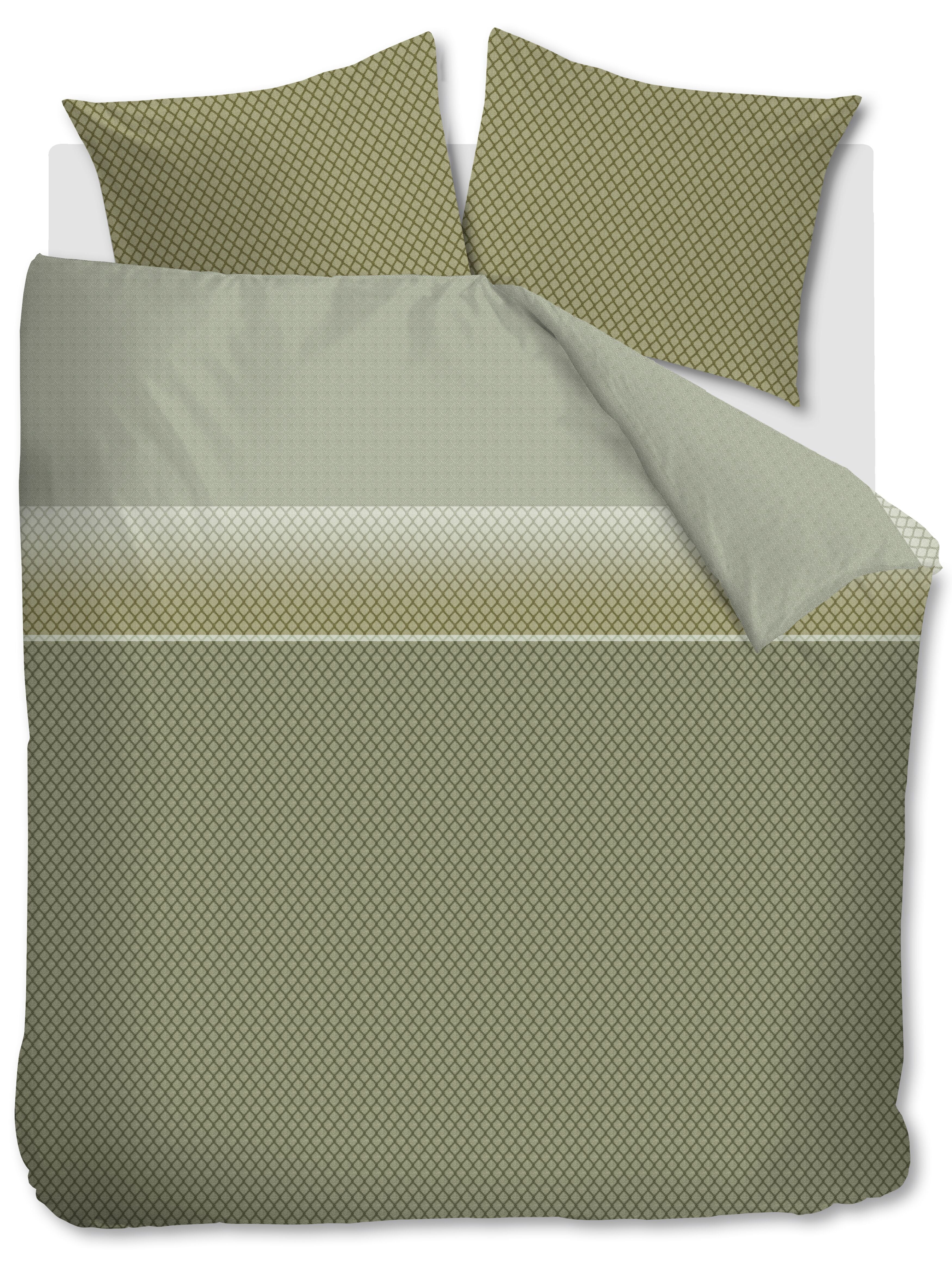 Riven Duvet Cover - Green