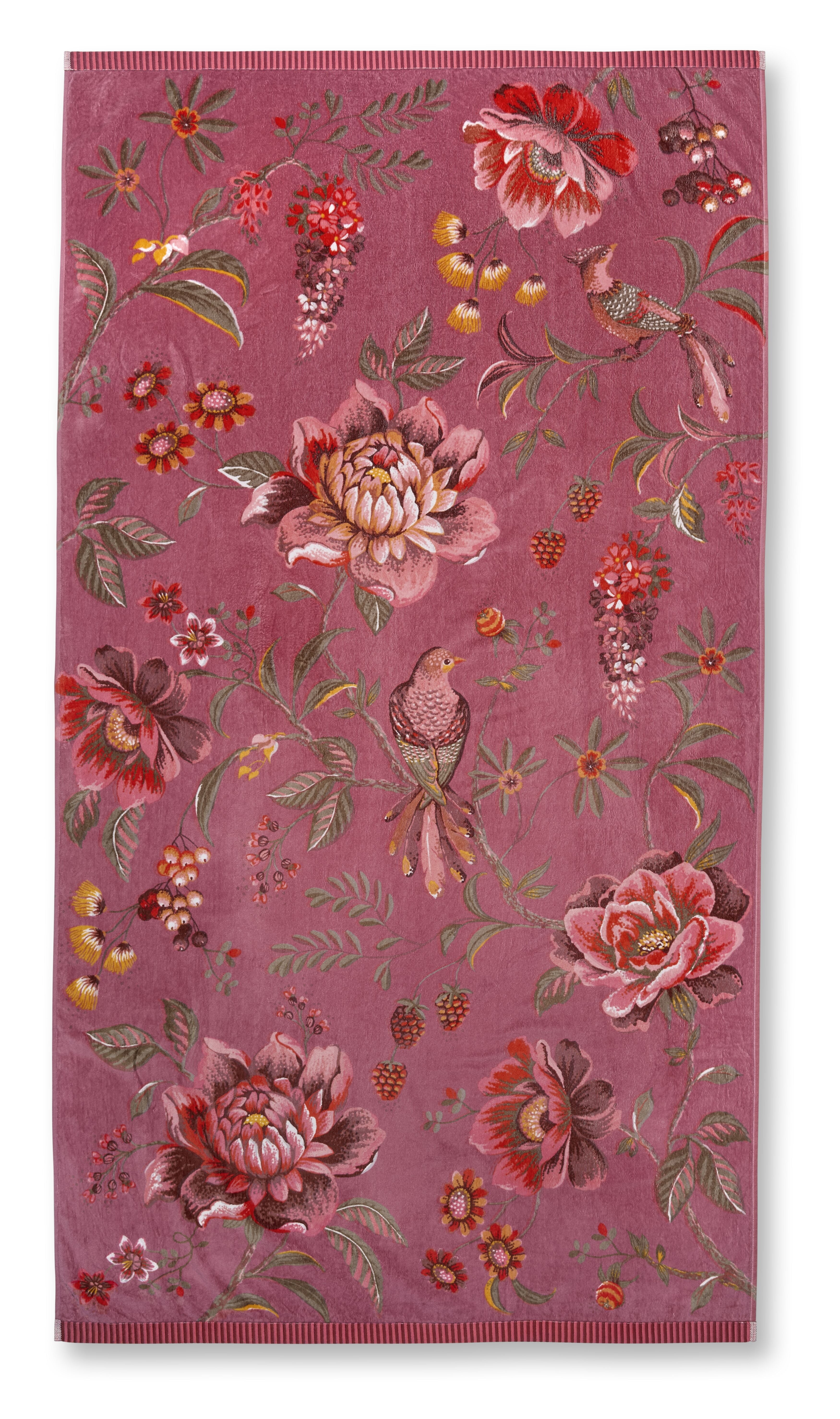 Pip Studio Secret Garden Beach Towel - Pink