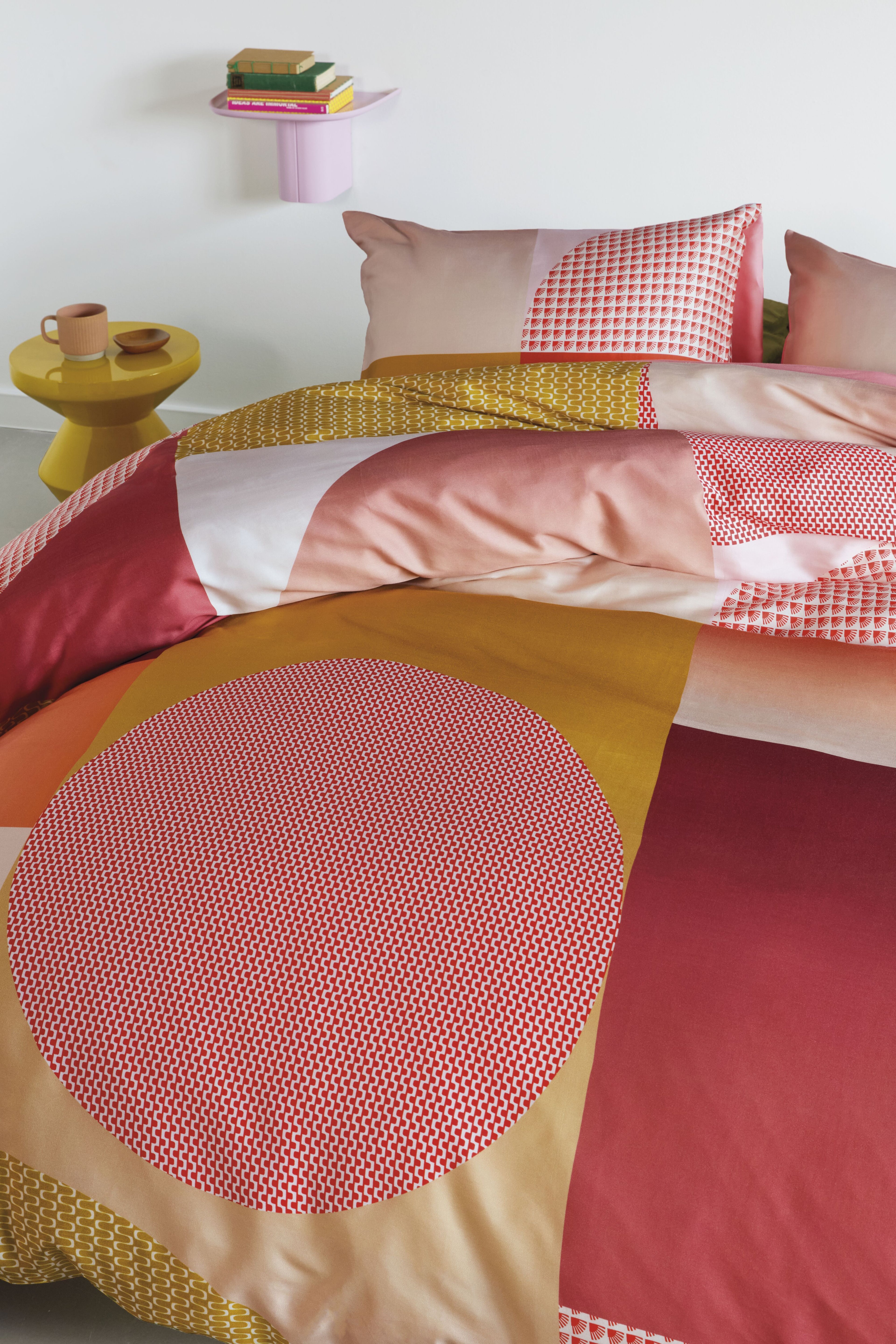 Sunset Boulevard Duvet Cover - Coral
