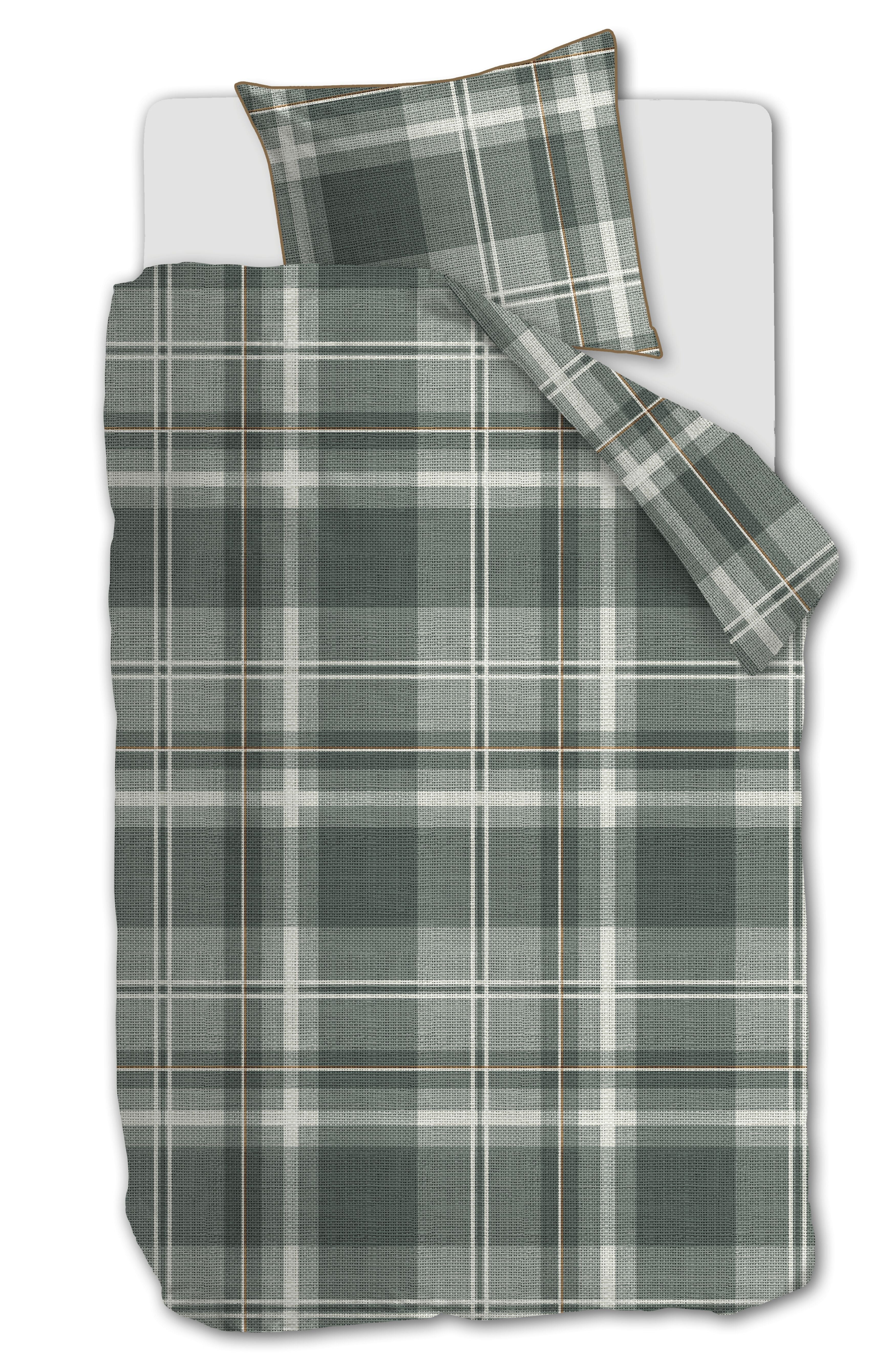 Tartan Check Dekbedovertrek - Groen