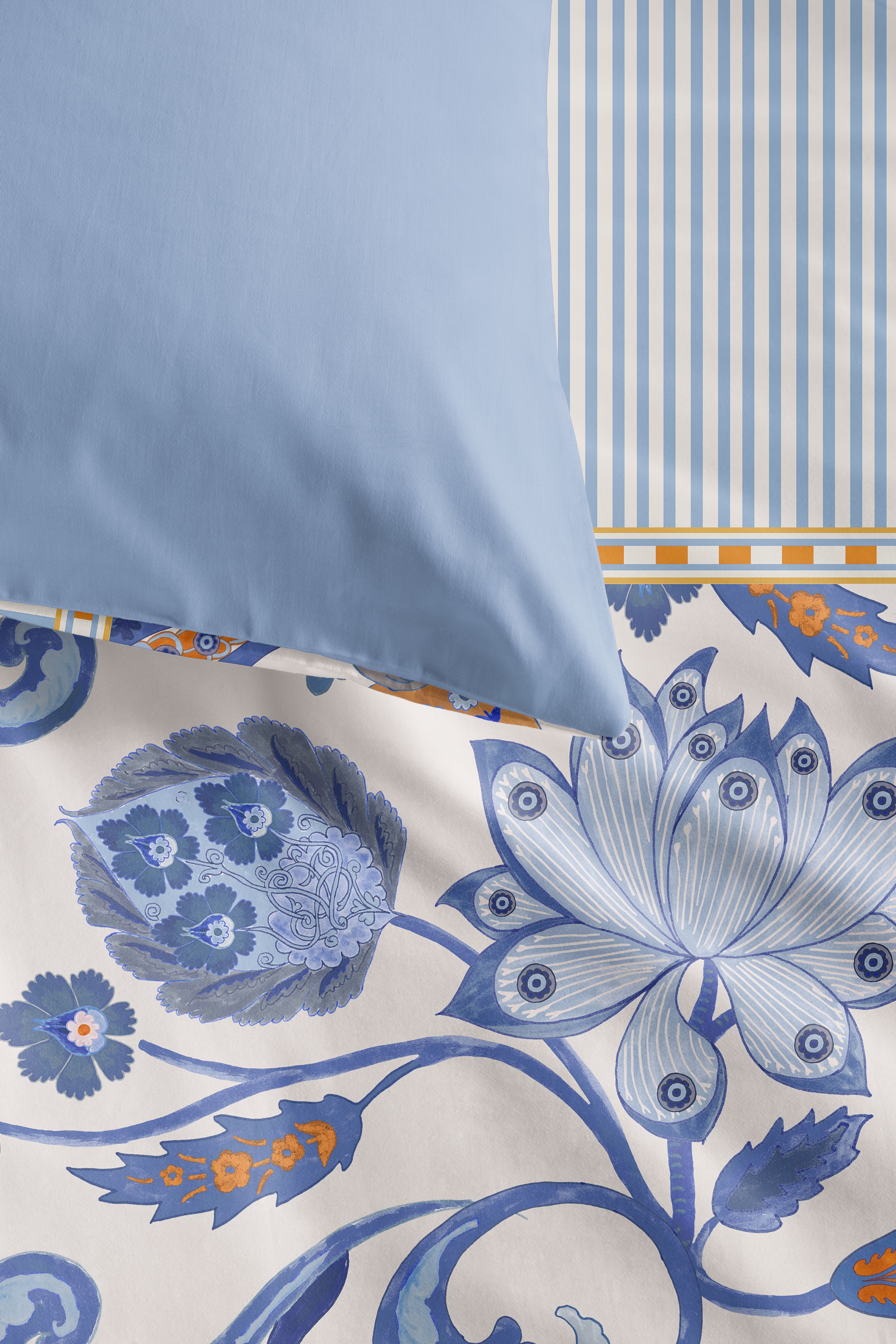 Taya Duvet Cover - Blue