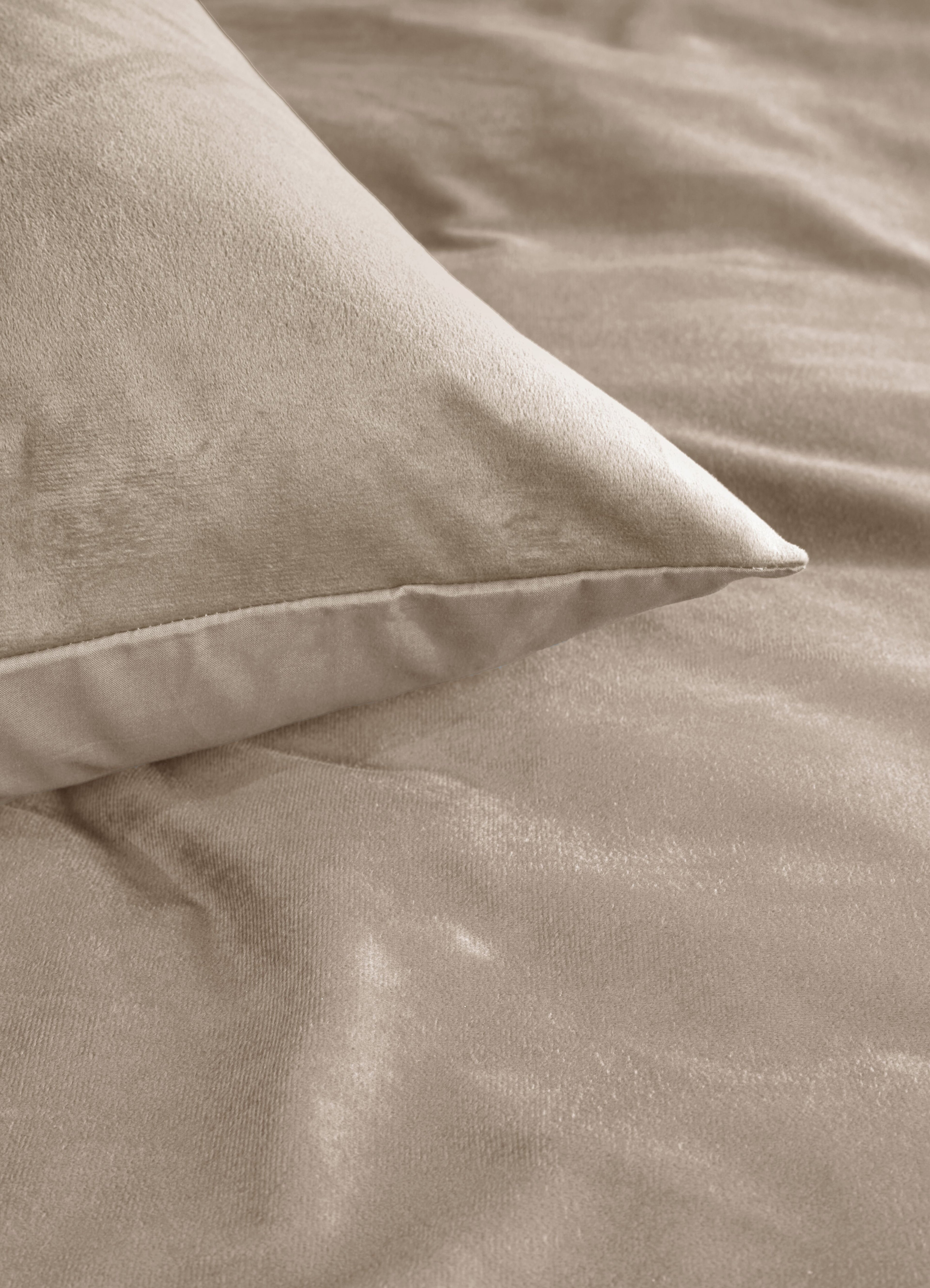 Velvet Duvet Cover - Sand