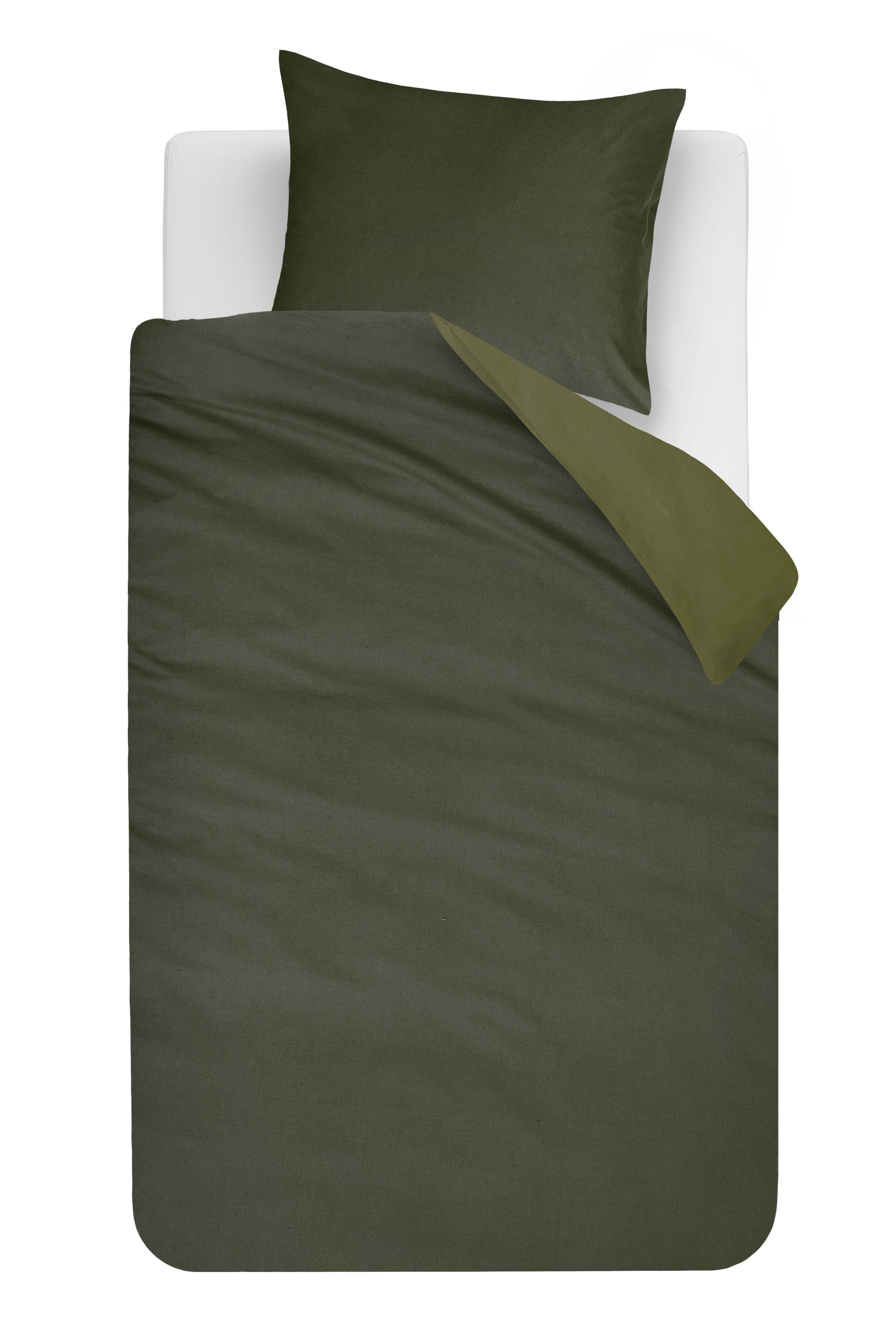 Warm Dekbedovertrek - Groen