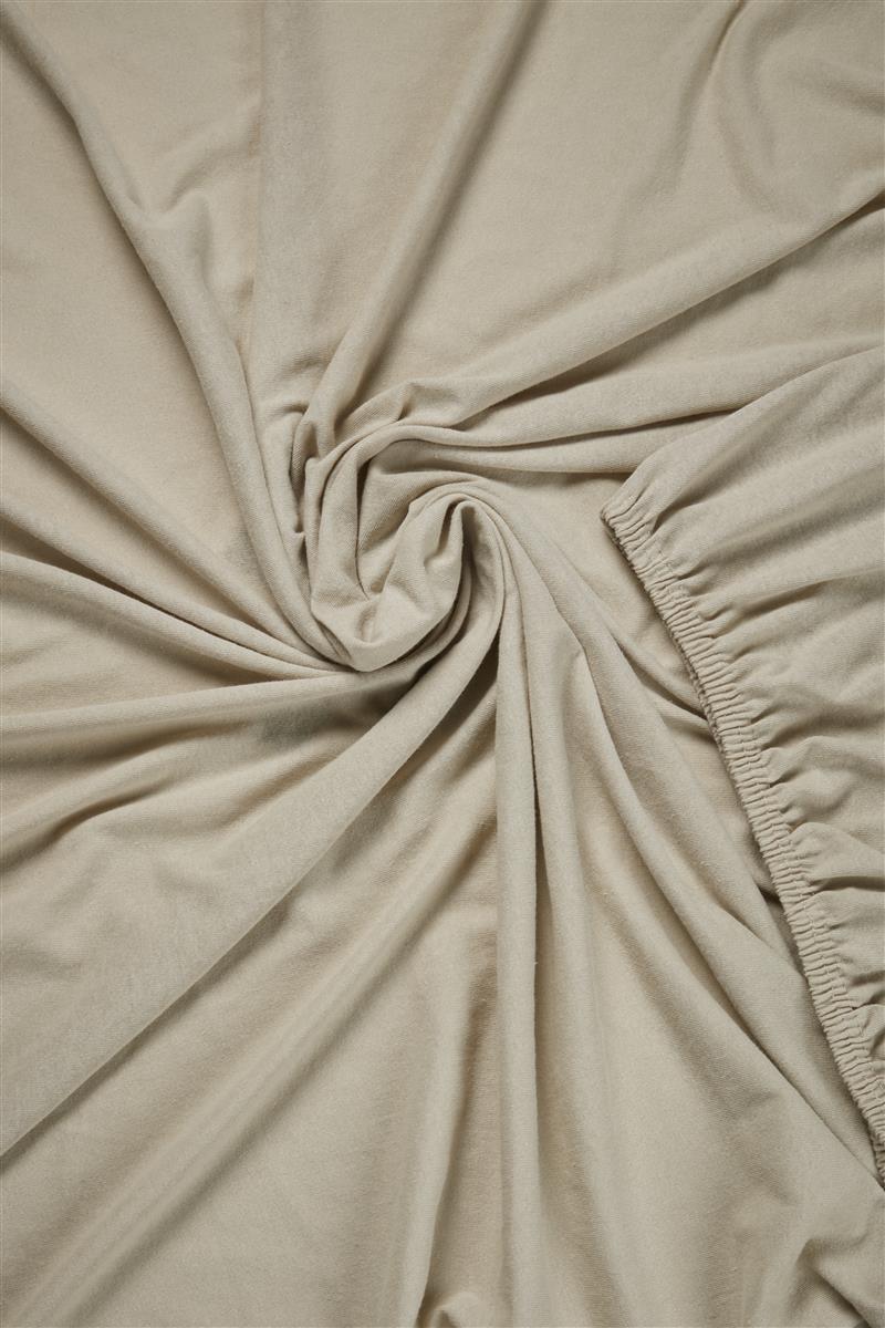 Beddinghouse Topper Fitted Sheet - Jersey - Sand