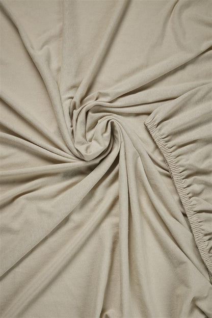 Beddinghouse Topper Fitted Sheet - Jersey - Sand