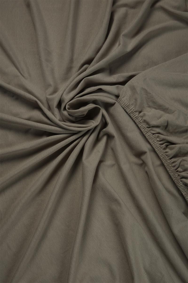 Beddinghouse Topper Fitted Sheet - Jersey - Taupe