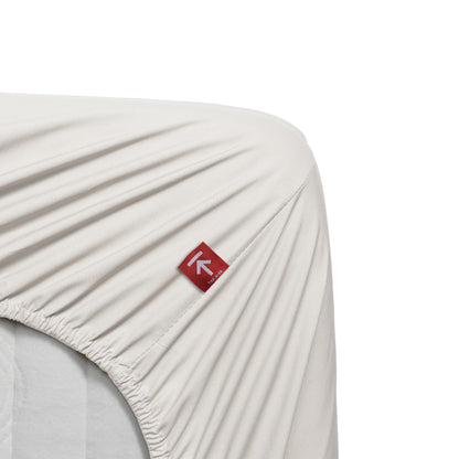 Beddinghouse Splittopper Hoeslaken - Percale katoen - Gebroken wit