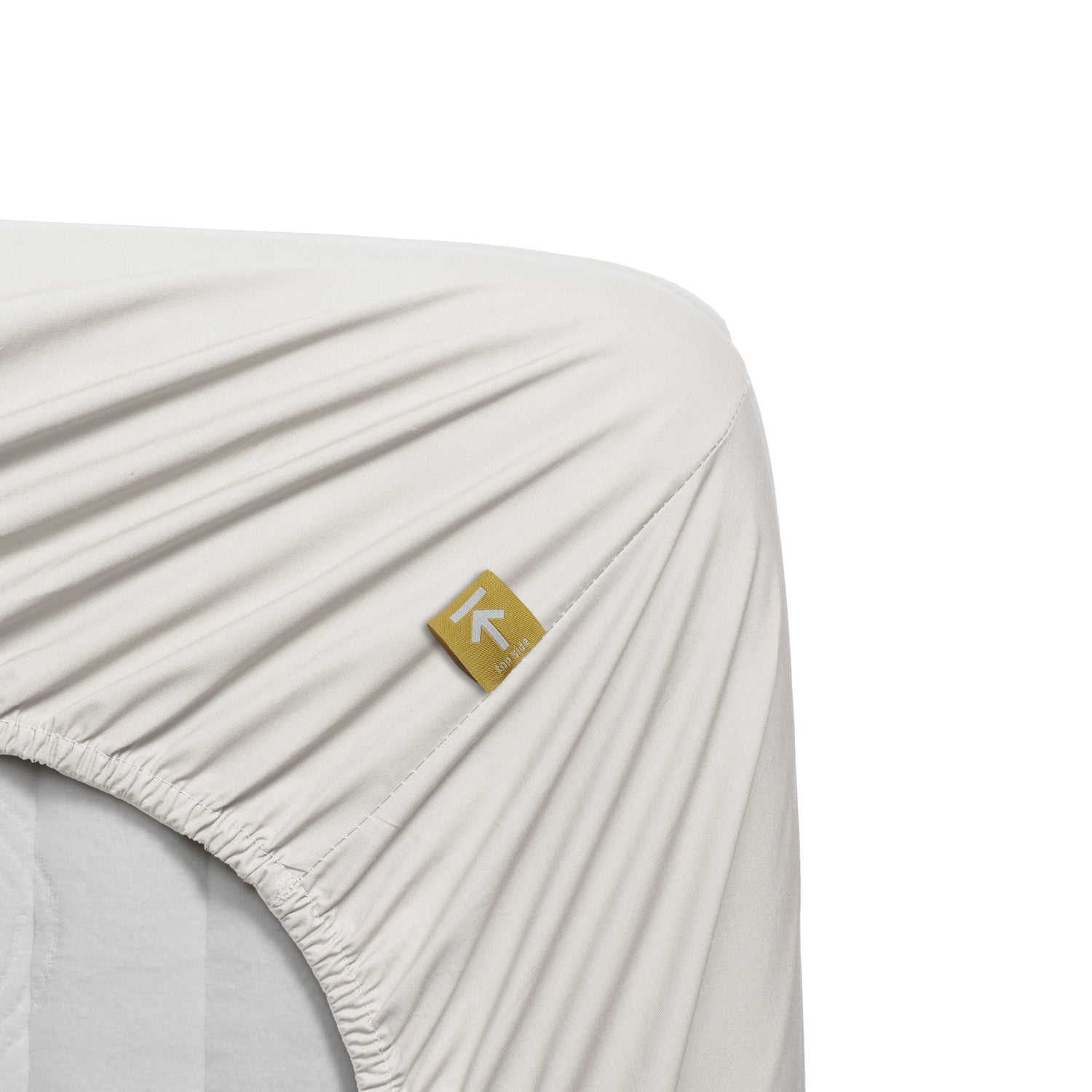 Beddinghouse Topper Fitted Sheet - Percale Cotton - Off-white