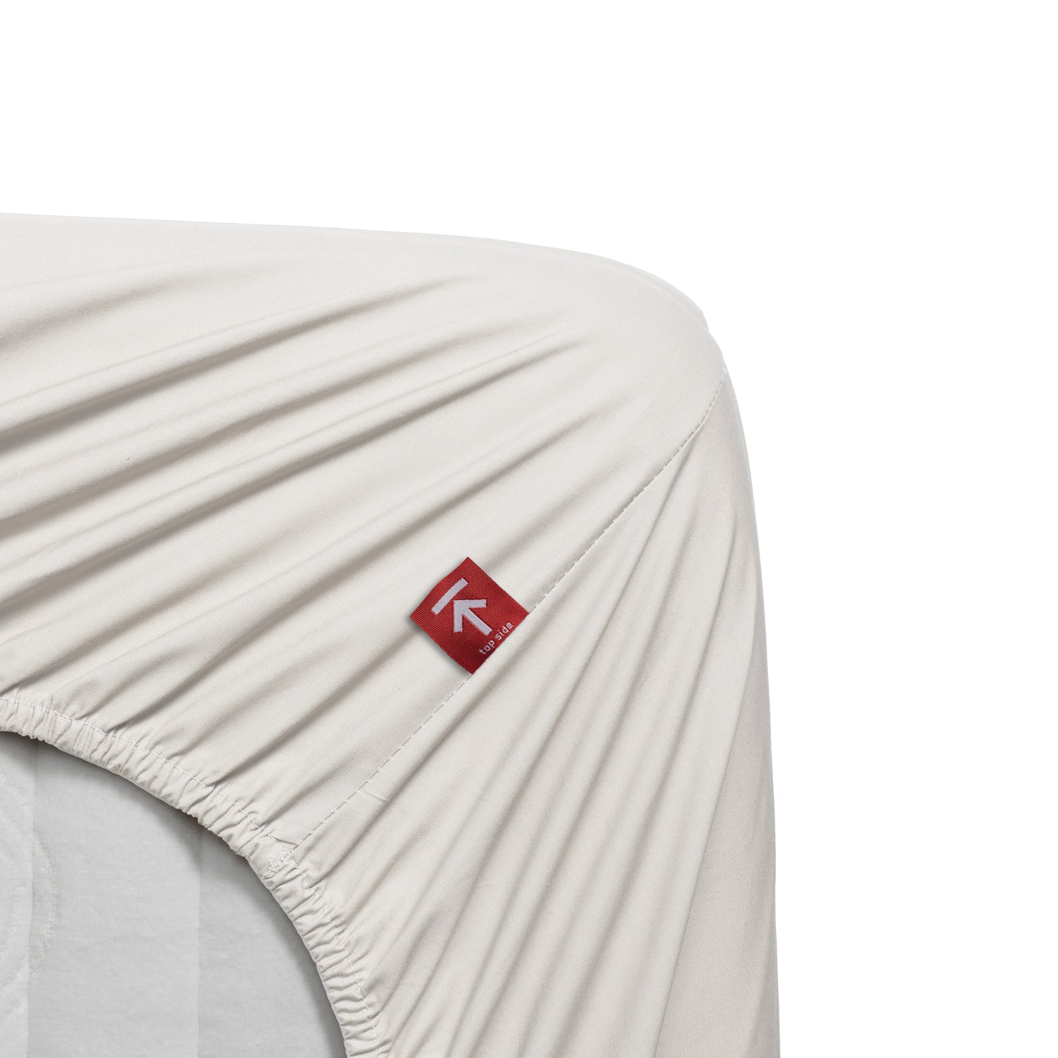 Beddinghouse Topper Fitted Sheet - Percale Cotton - Off-white