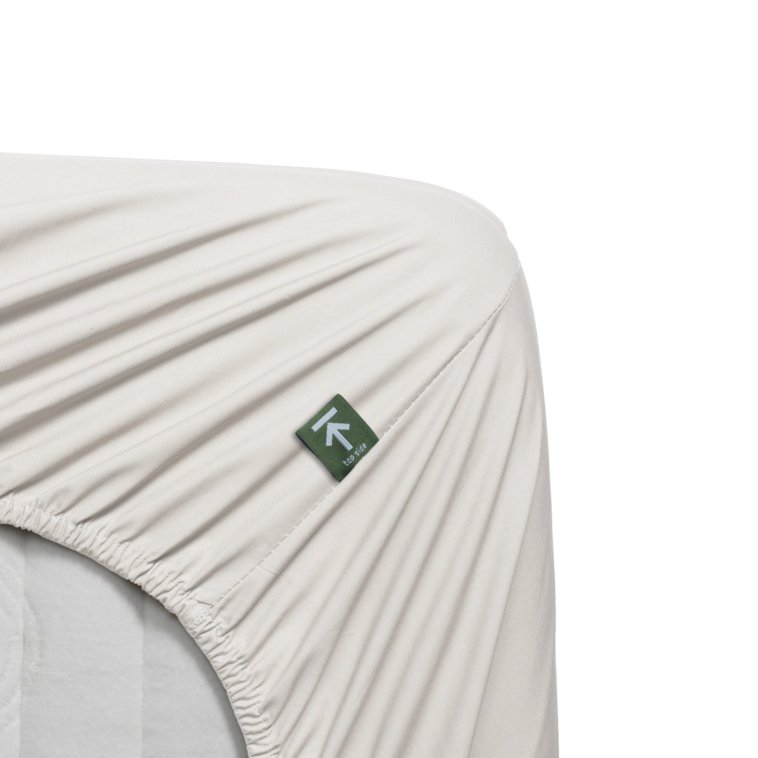 Beddinghouse Topper Fitted Sheet - Percale Cotton - Off-white