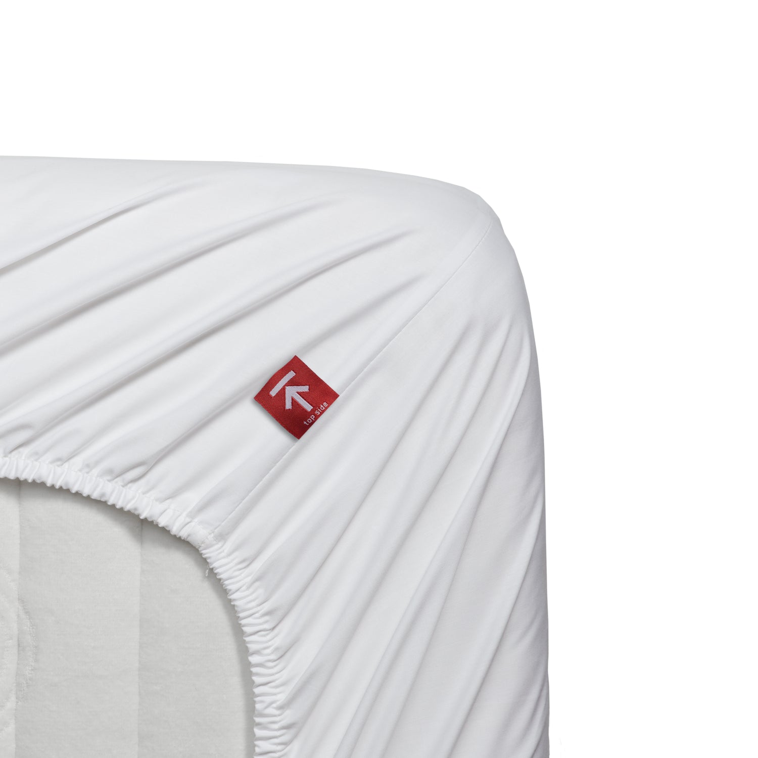 Beddinghouse Topper Fitted Sheet - Percale Cotton - White