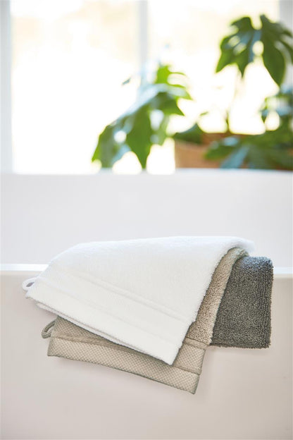 Riviera Maison Heart Strandlaken - 100x180 cm - Wit