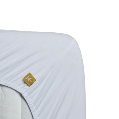Beddinghouse Topper Fitted Sheet - Jersey Stretch - White