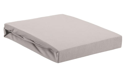 Beddinghouse Topper Fitted Sheet - Jersey Stretch - Light Grey