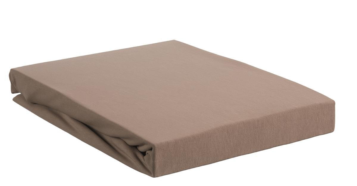 Beddinghouse Topper Fitted Sheet - Jersey Stretch - Taupe