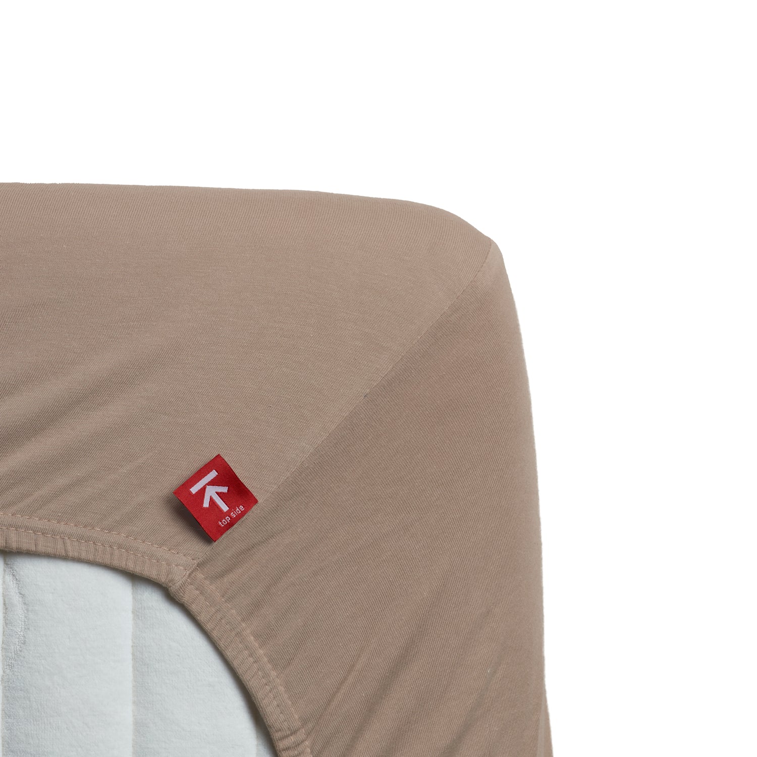 Beddinghouse Topper Fitted Sheet - Jersey Stretch - Taupe