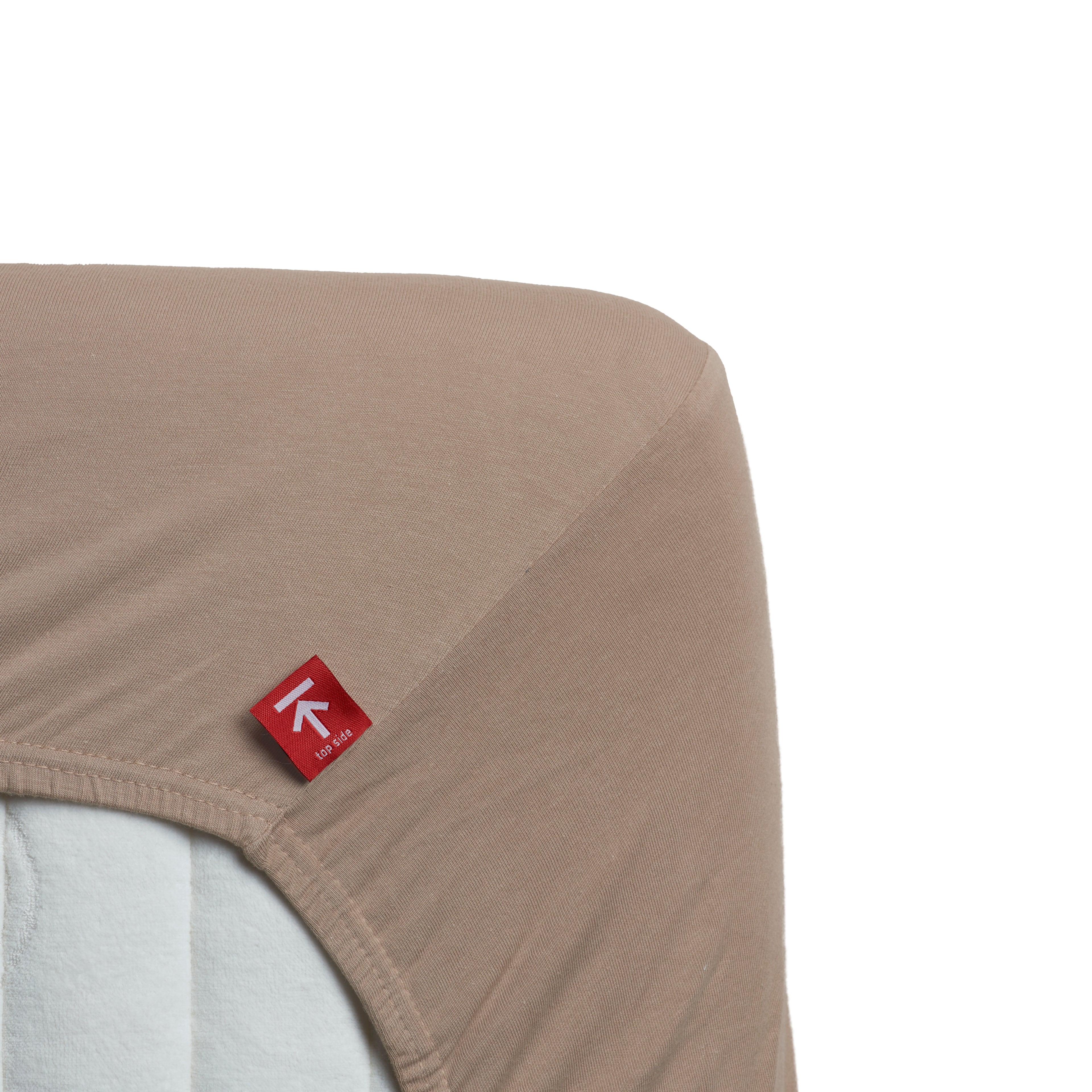 Beddinghouse Topper Fitted Sheet - Jersey Stretch - Taupe