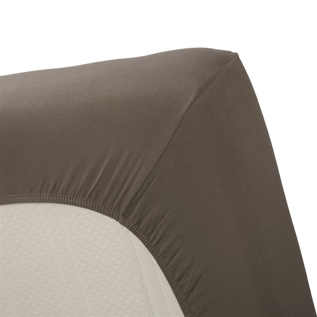 Beddinghouse Fitted Sheet - Jersey Stretch - Warm Grey