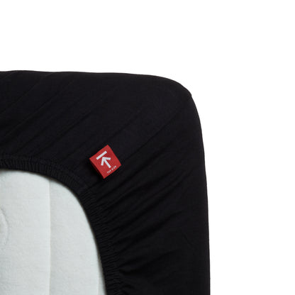 Beddinghouse Split Topper Fitted Sheet - Jersey Stretch - Black