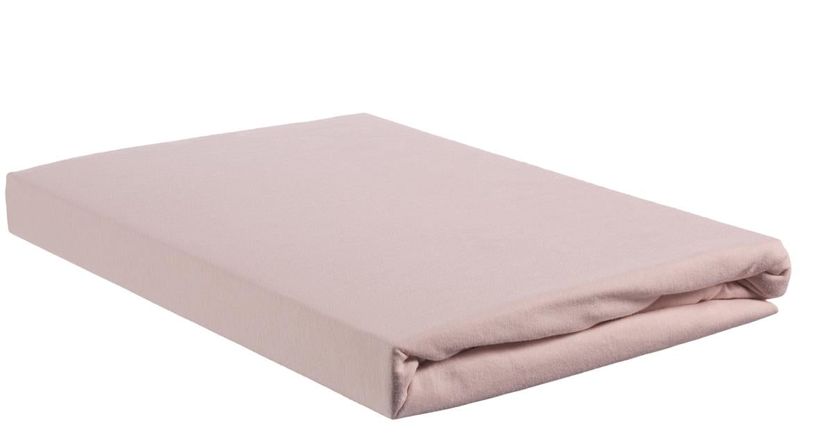 Beddinghouse Split Topper Fitted Sheet - Jersey - Soft Pink