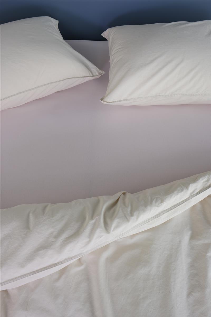 Beddinghouse Split Topper Fitted Sheet - Jersey - Soft Pink