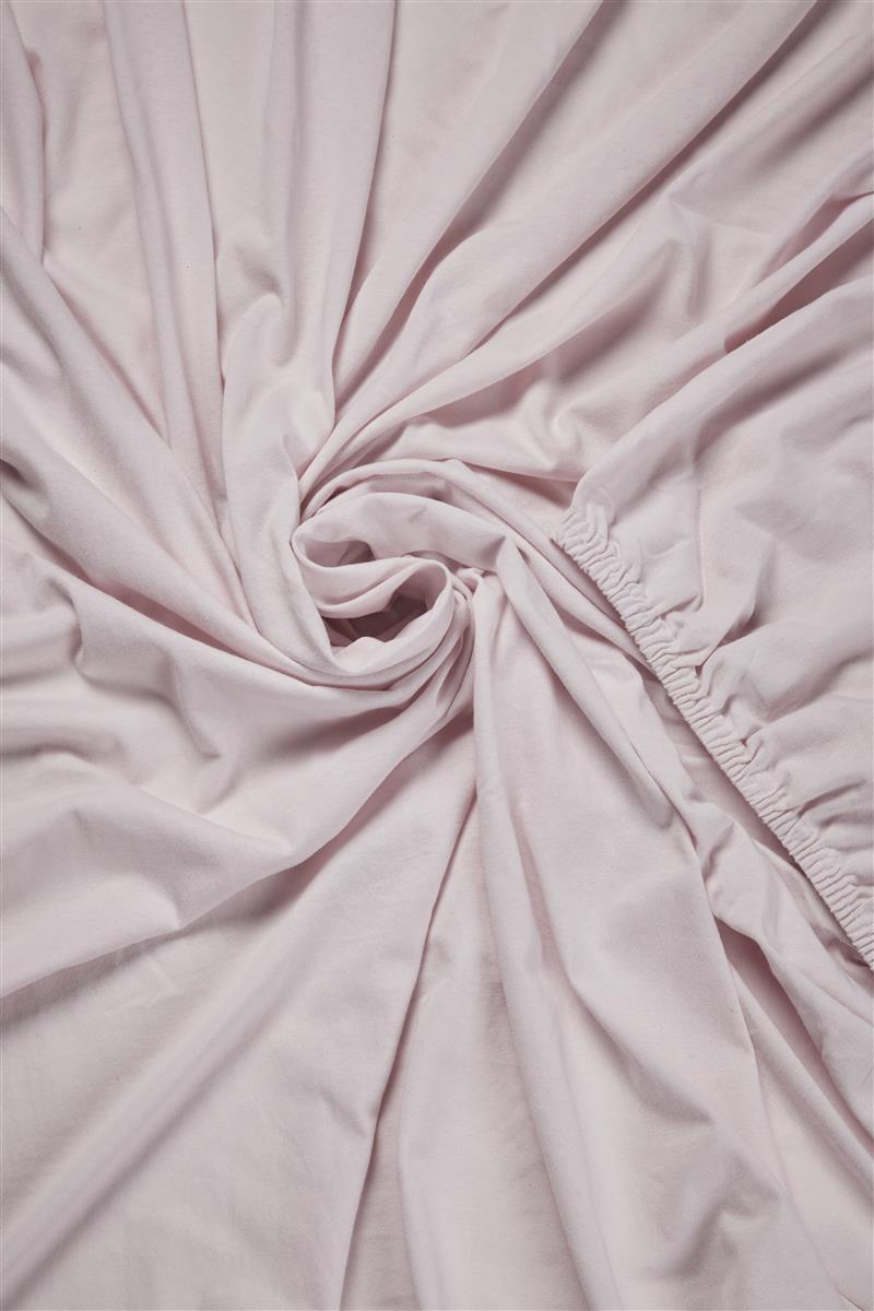 Beddinghouse Split Topper Fitted Sheet - Jersey - Soft Pink