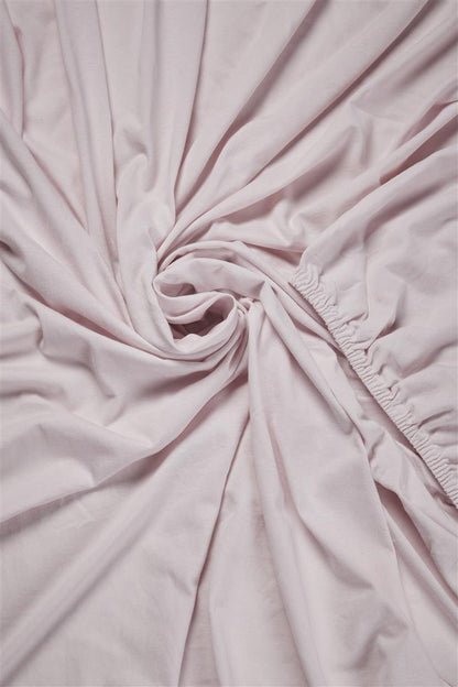 Beddinghouse Split Topper Fitted Sheet - Jersey - Soft Pink