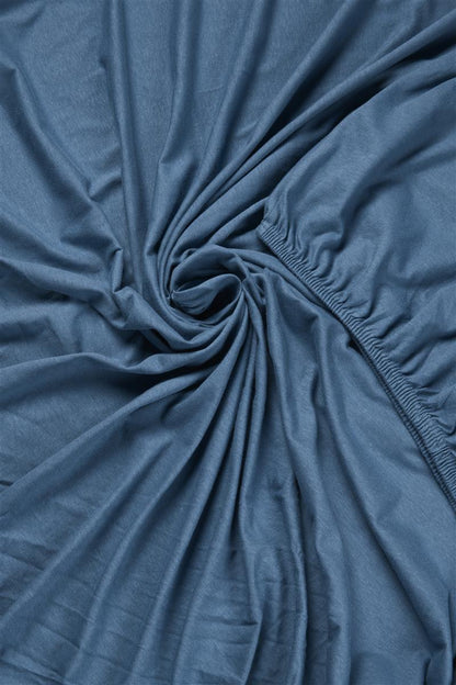 Beddinghouse Topper Fitted Sheet - Jersey - Blue