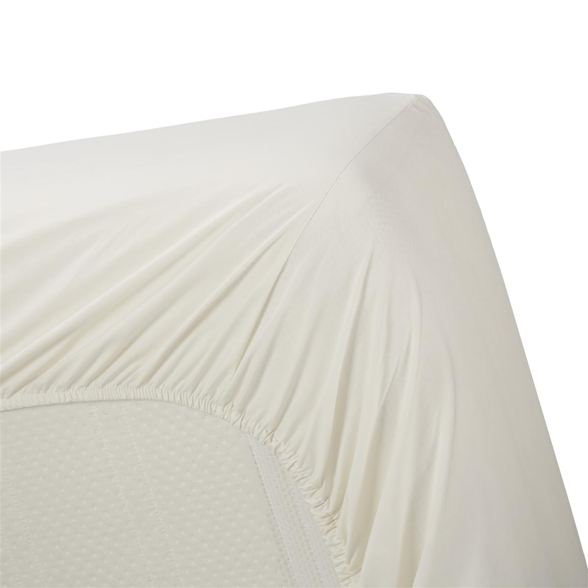 Ambiante Topper Hoeslaken - Katoen - Gebroken wit