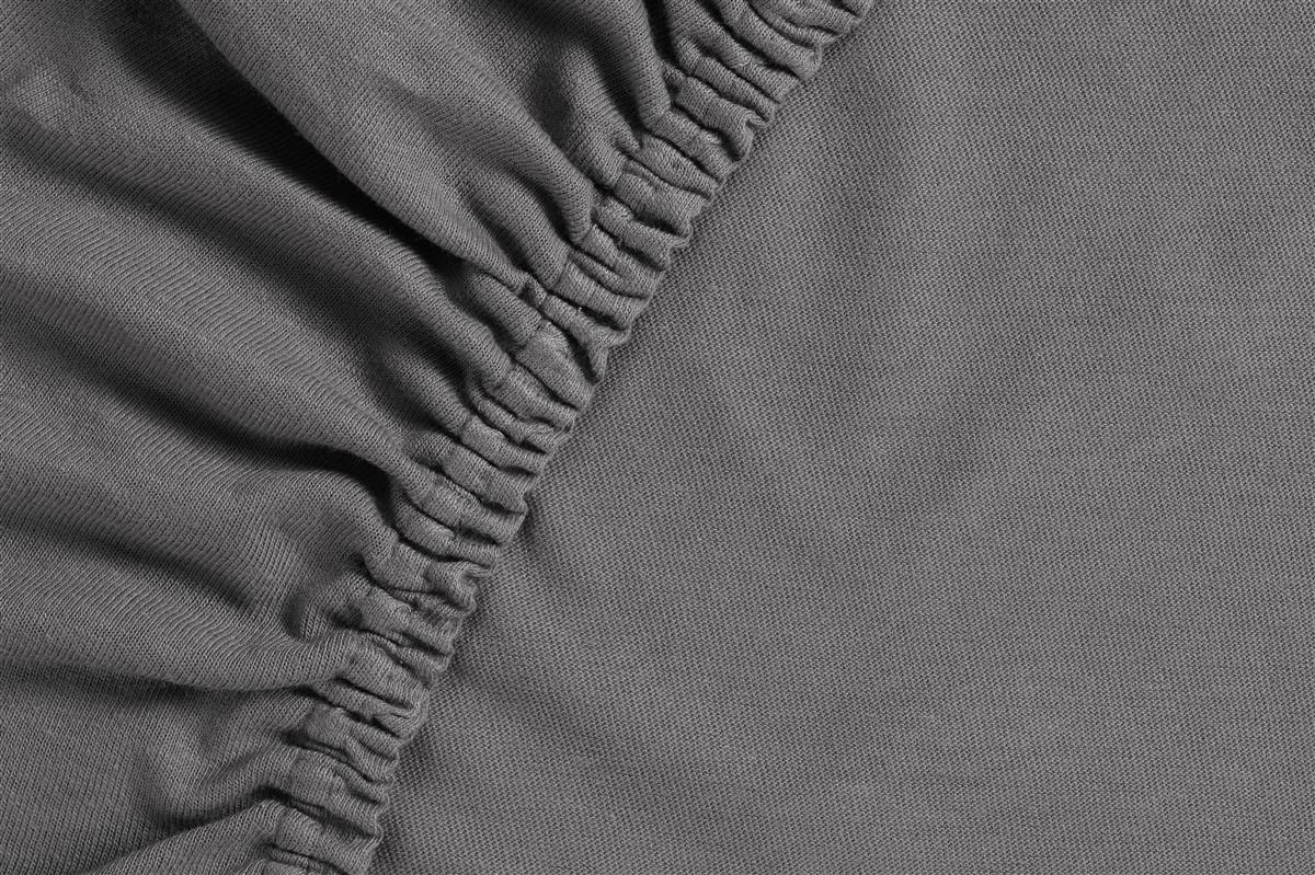 Ambiante Split Topper Fitted Sheet - Cotton - Anthracite