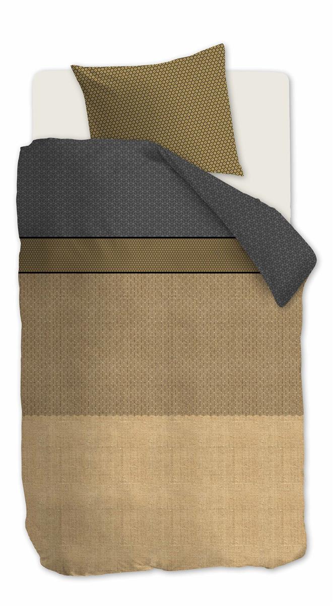 Beddinghouse Camaro dekbedovertrek - Eenpersoons - 140x200/220 - Goud