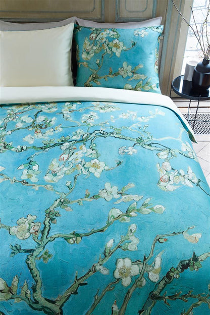 Beddinghouse x Van Gogh Museum Almond Blossom duvet cover - Blue