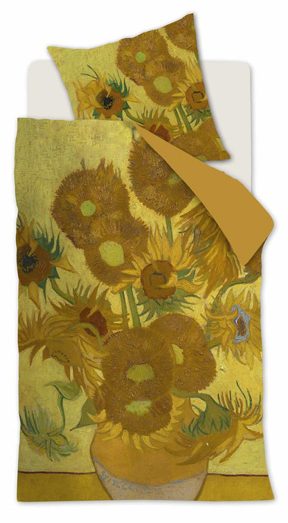 Beddinghouse x Van Gogh Museum Tournesol dekbedovertrek - Geel
