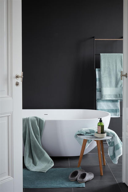 Beddinghouse Sheer Stripe Badtextiel - Groen