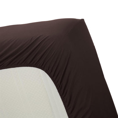 Ambiante Fitted Sheet - Cotton - Brown