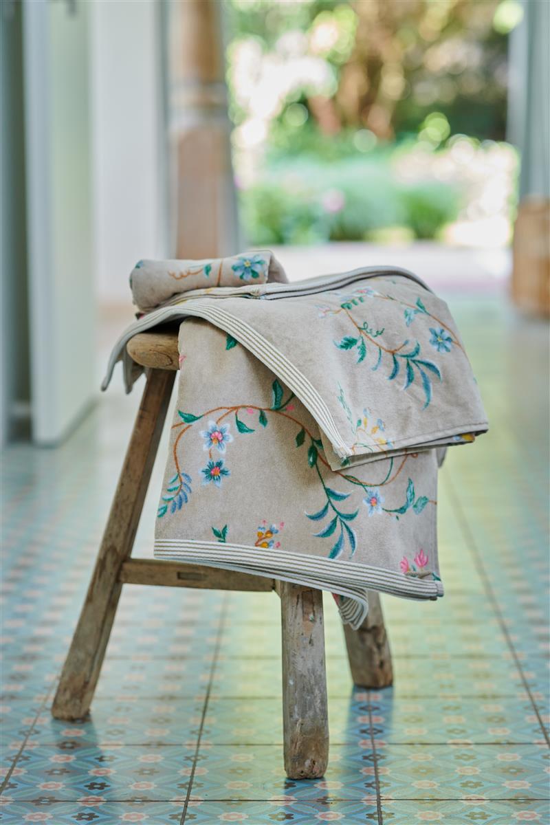 Pip Studio Les Fleurs Badtextiel - Khaki