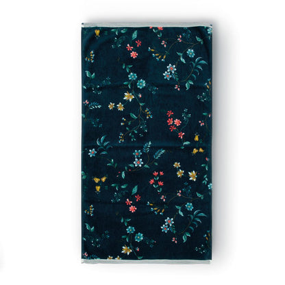 Pip Studio Les Fleurs Badtextiel - Donker Blauw